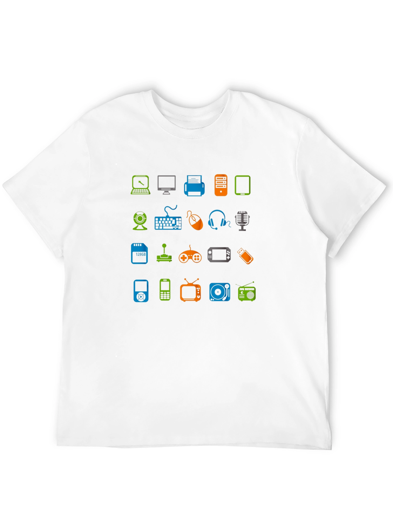 Tech Gadgets T-Shirt - Geek Chic Style