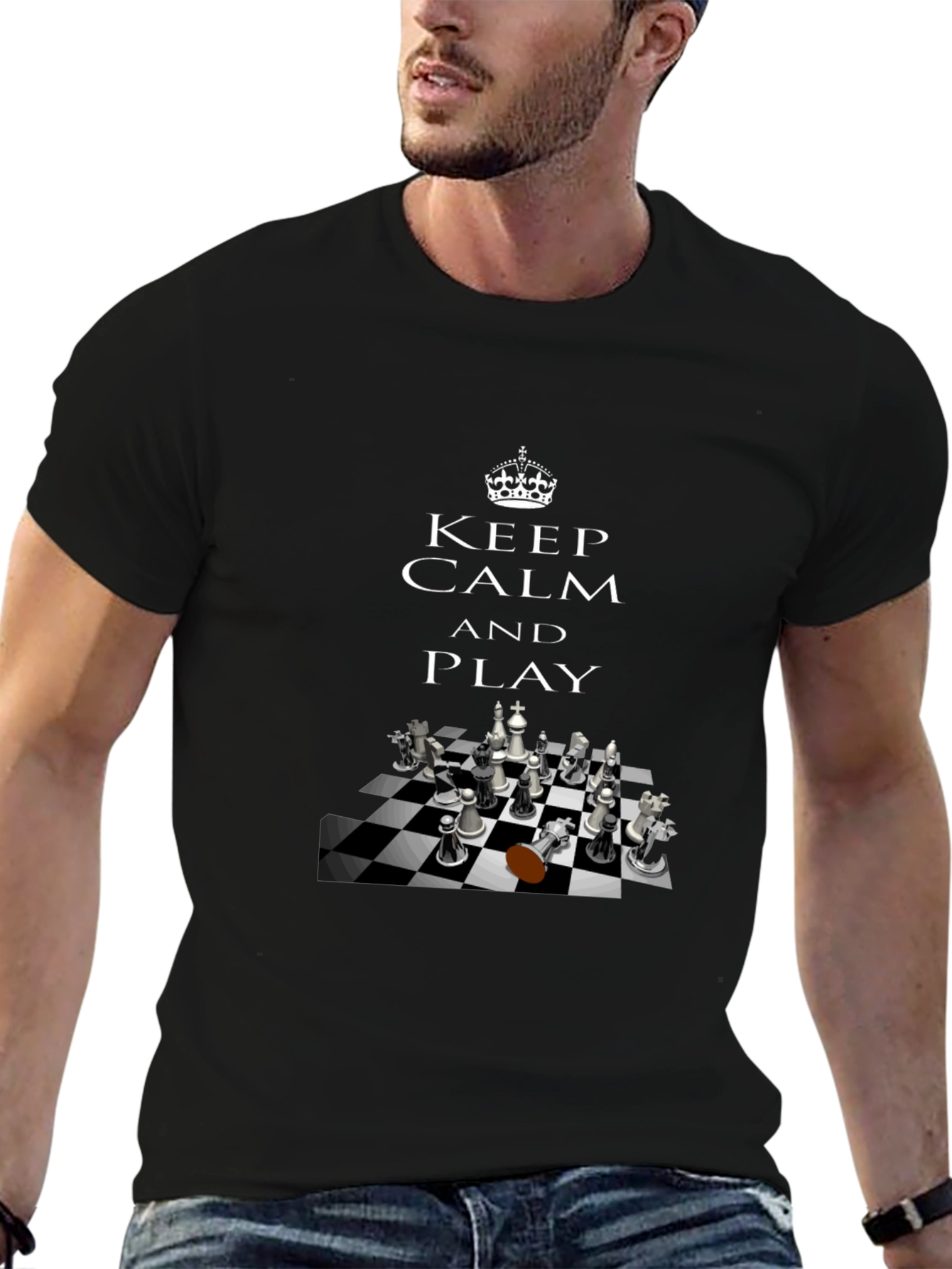Keep Calm and Play Chess T-Shirt