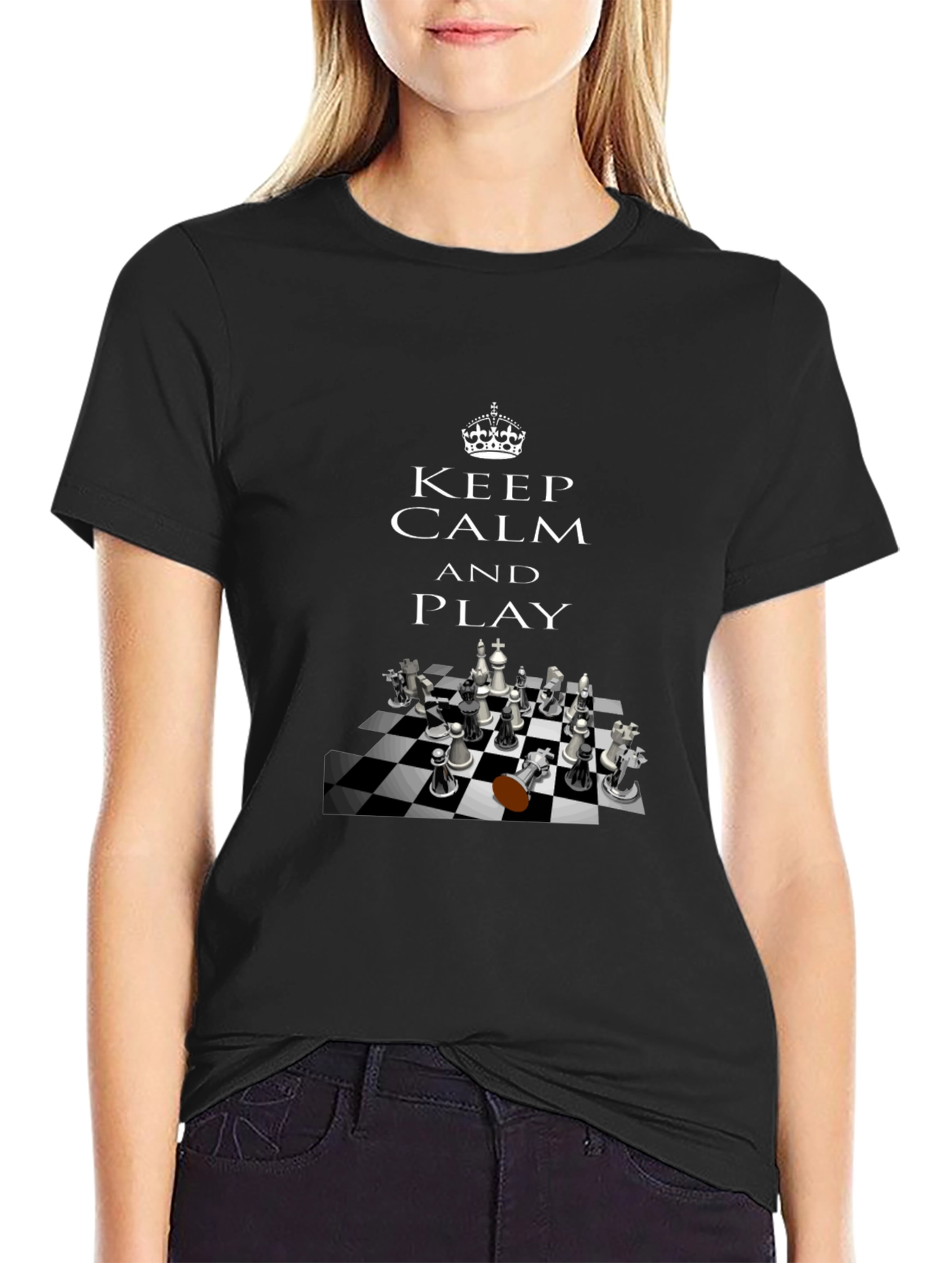 Keep Calm and Play Chess T-Shirt