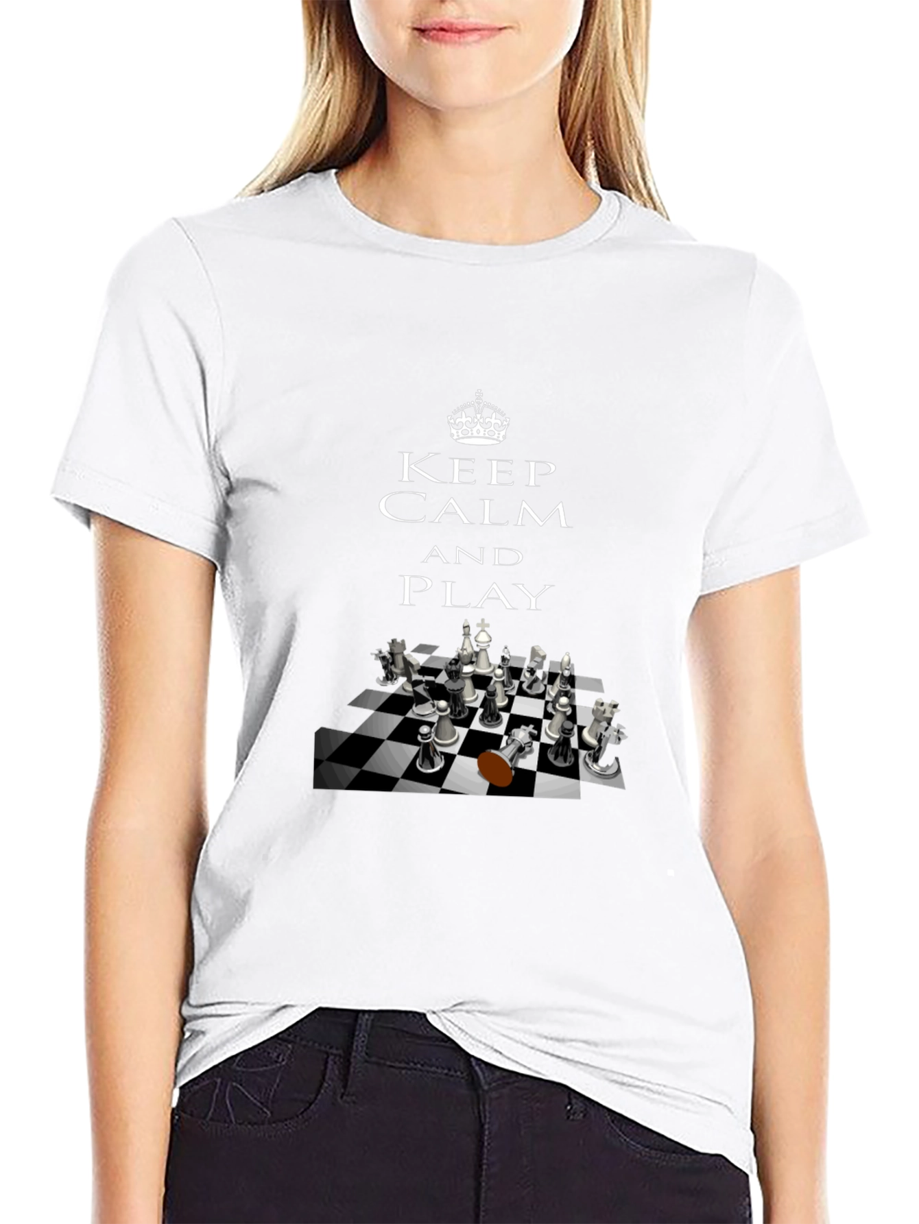 Keep Calm and Play Chess T-Shirt