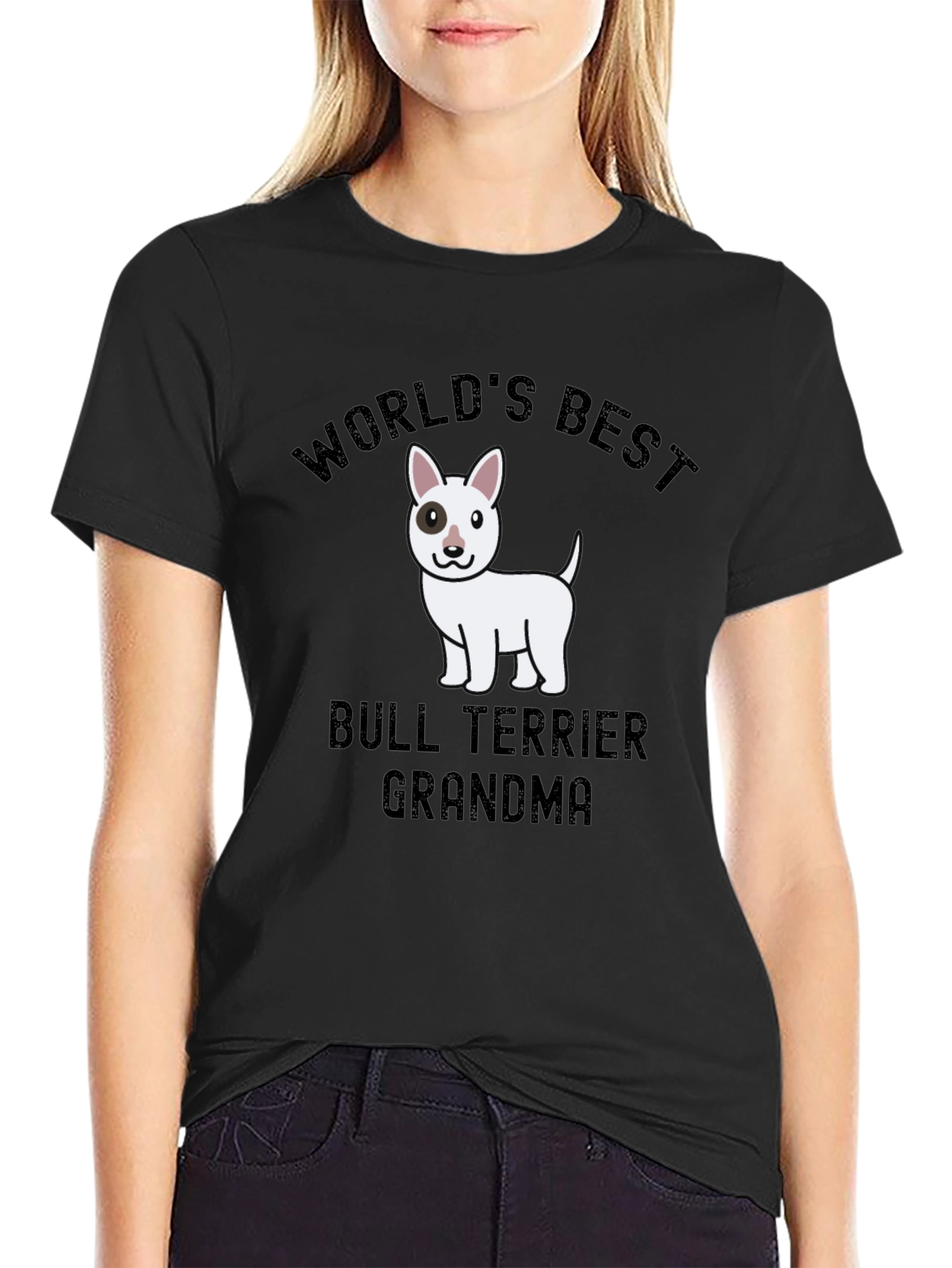 Worlds Best Bull Terrier Grandma T-Shirt