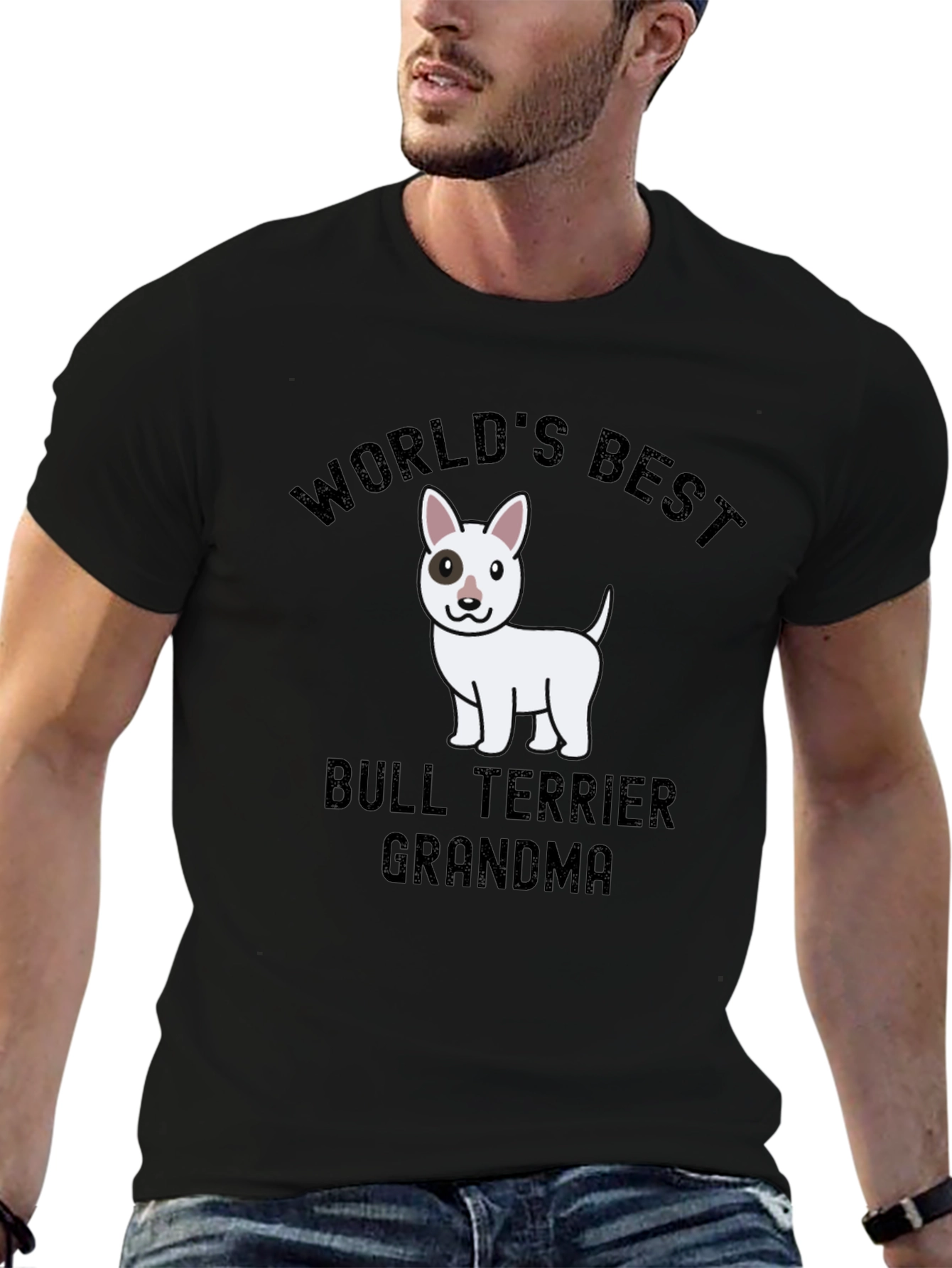 Worlds Best Bull Terrier Grandma T-Shirt