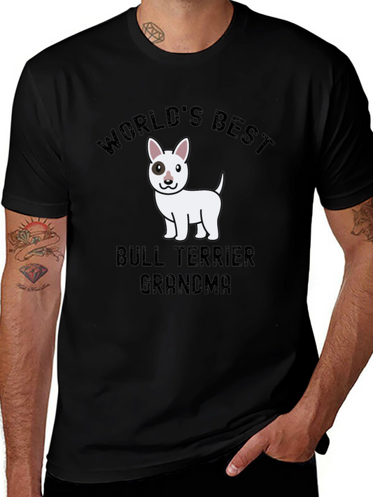 Worlds Best Bull Terrier Grandma T-Shirt