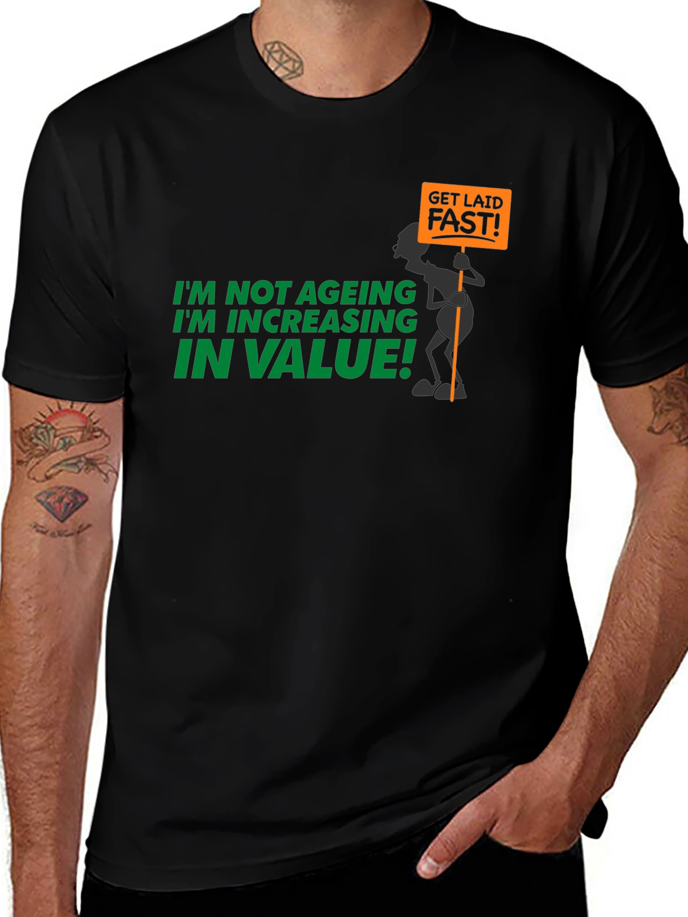 Humorous Increasing in Value Graphic Tee