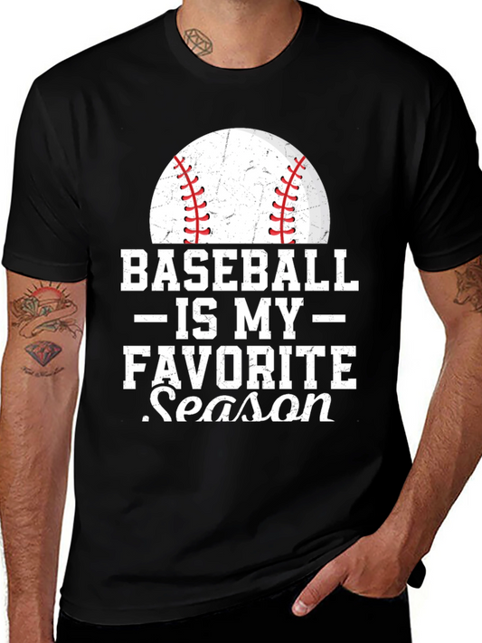 Baseball is my Favorite Season Graphic T-Shirt