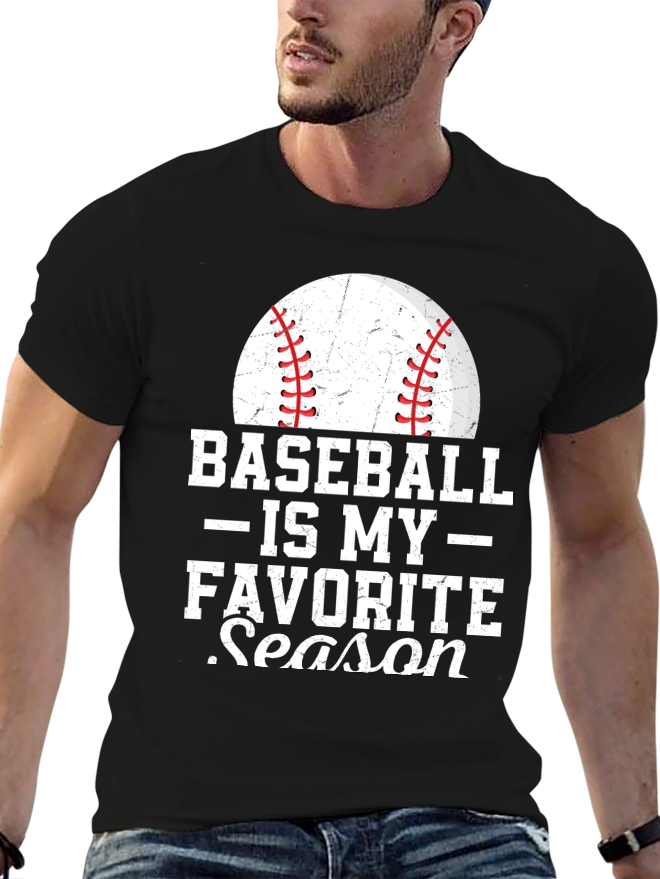 Baseball is my Favorite Season Graphic T-Shirt