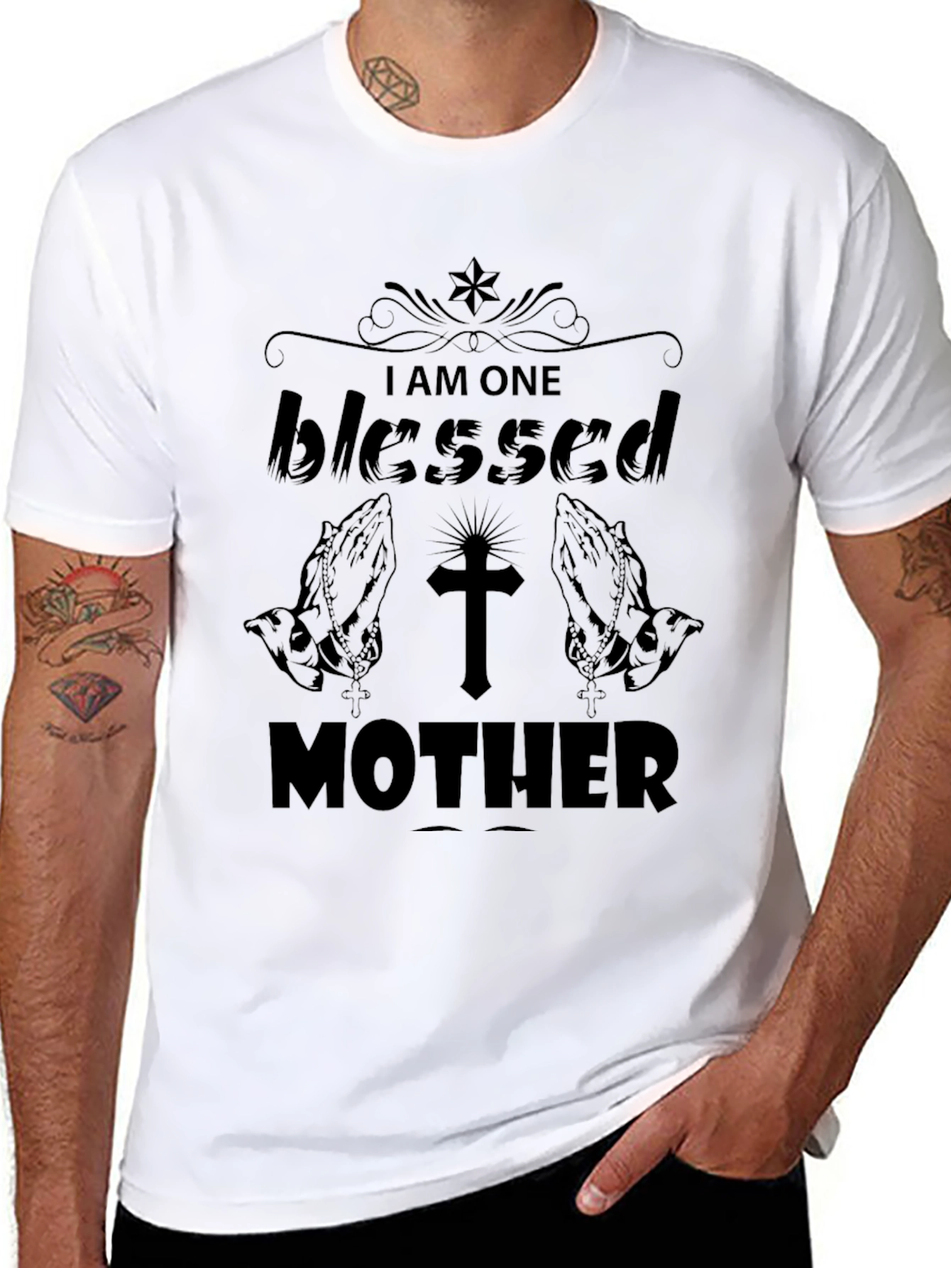 Blessed Mother T-Shirt - Religious Graphic Tee