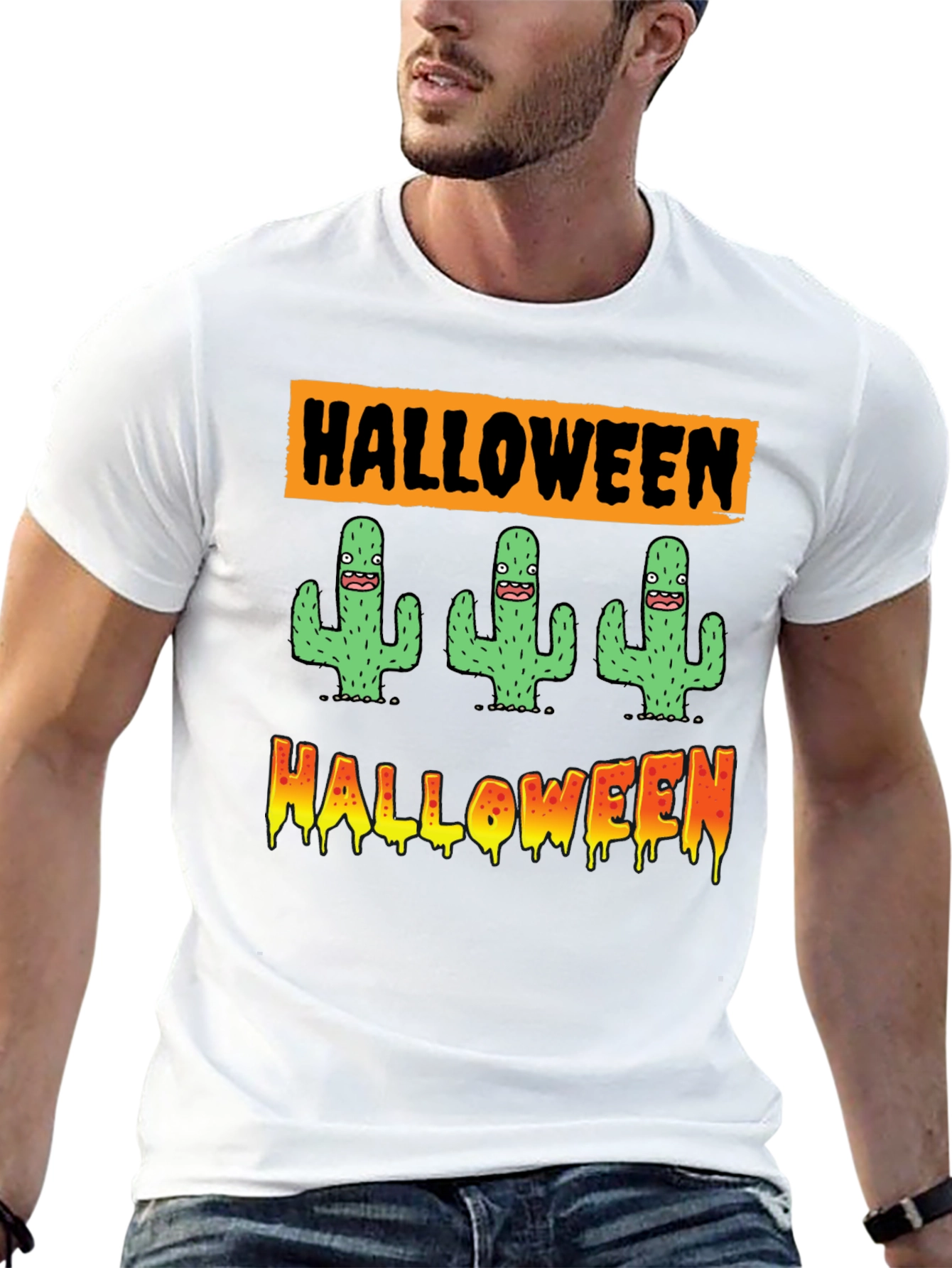 Halloween Cactus T-Shirt