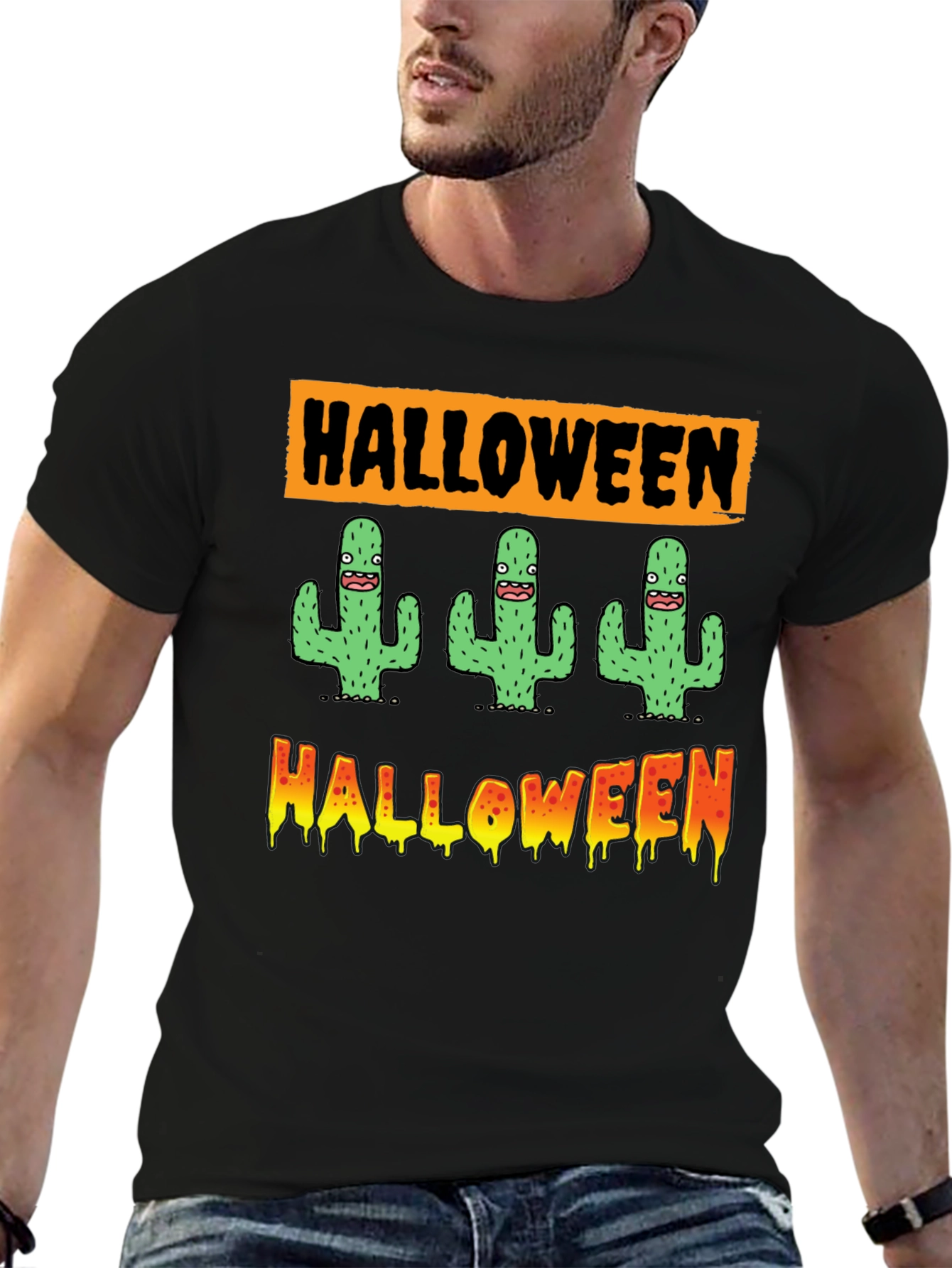 Halloween Cactus T-Shirt