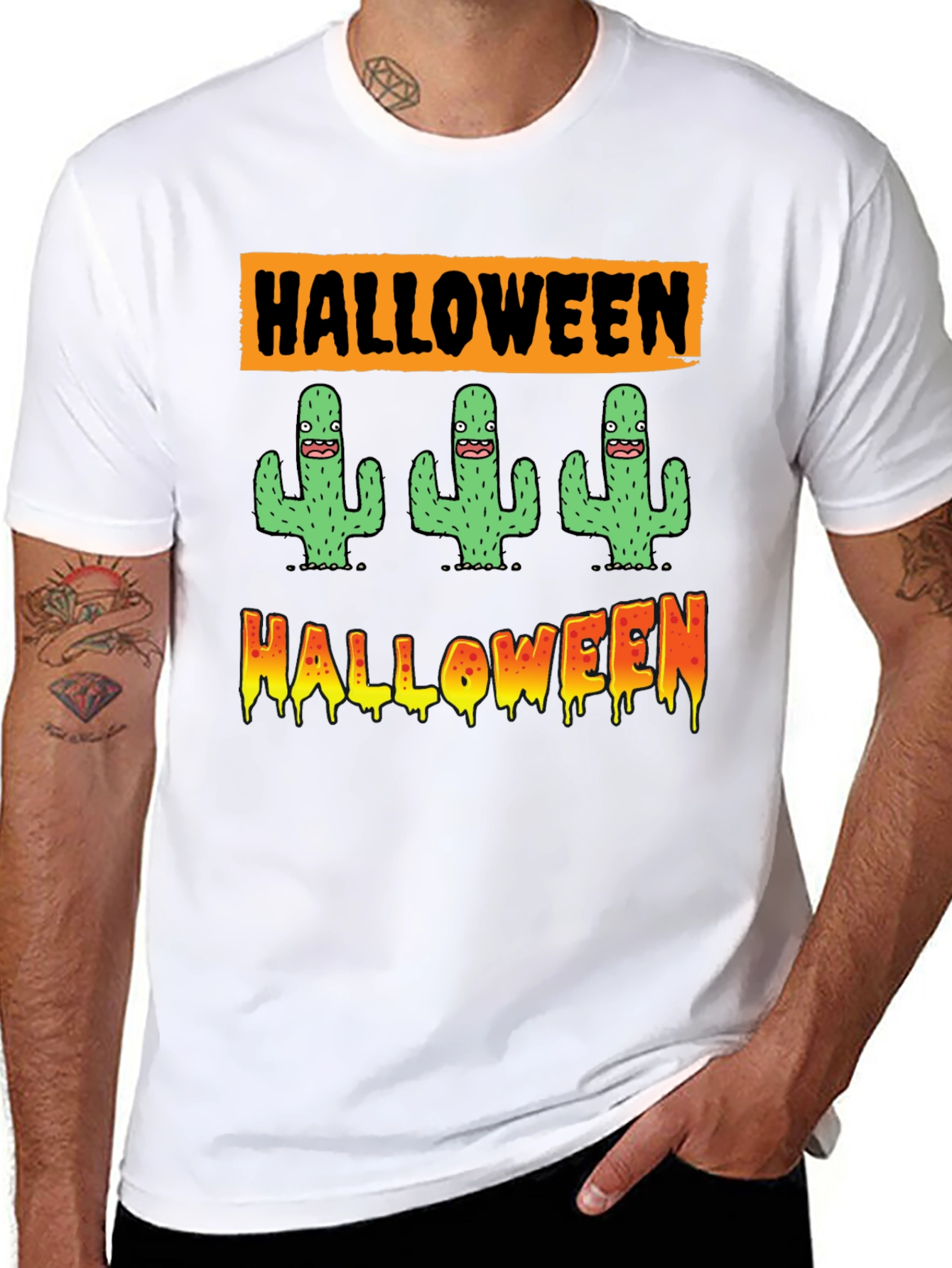 Halloween Cactus T-Shirt