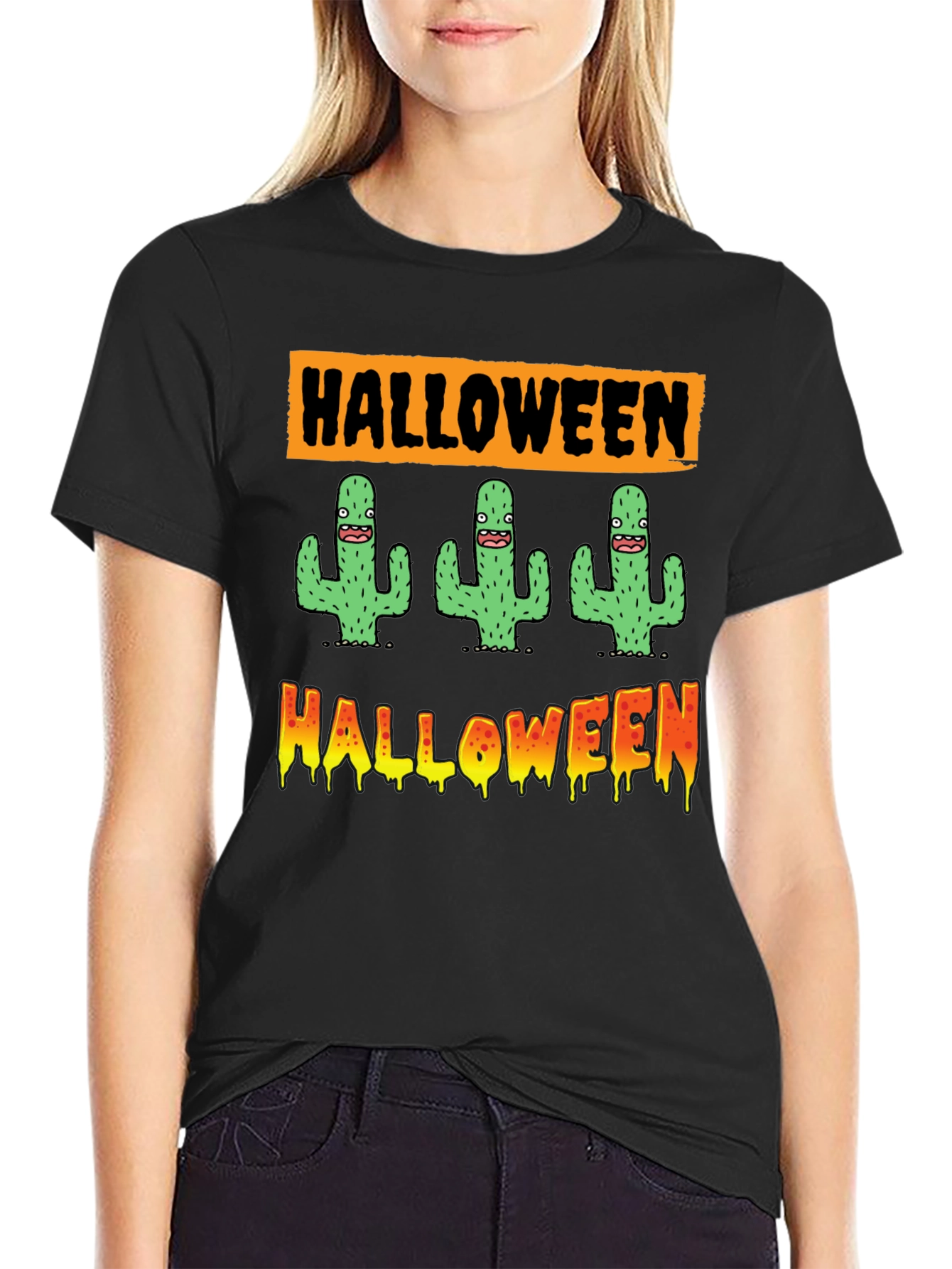 Halloween Cactus T-Shirt