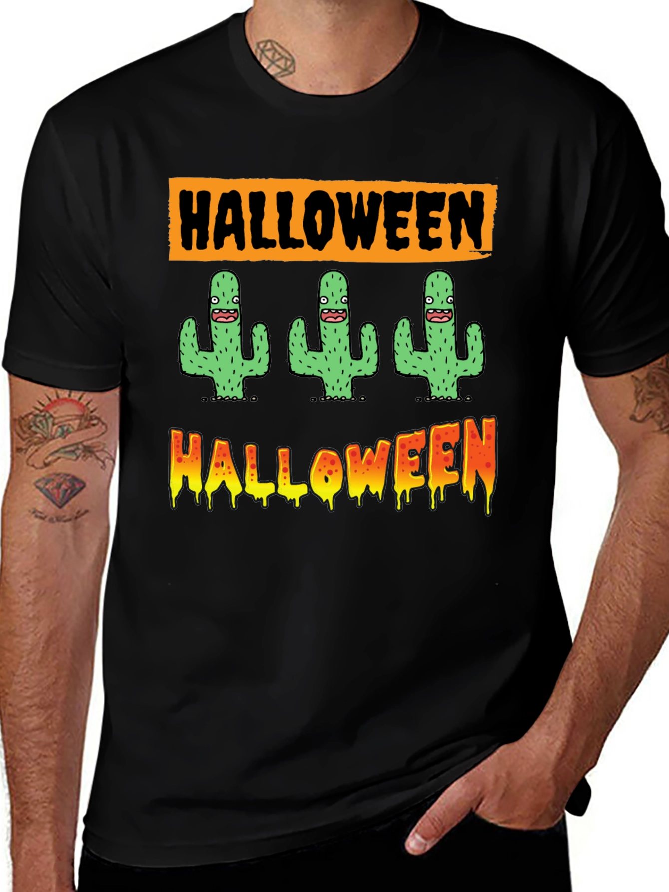 Halloween Cactus T-Shirt