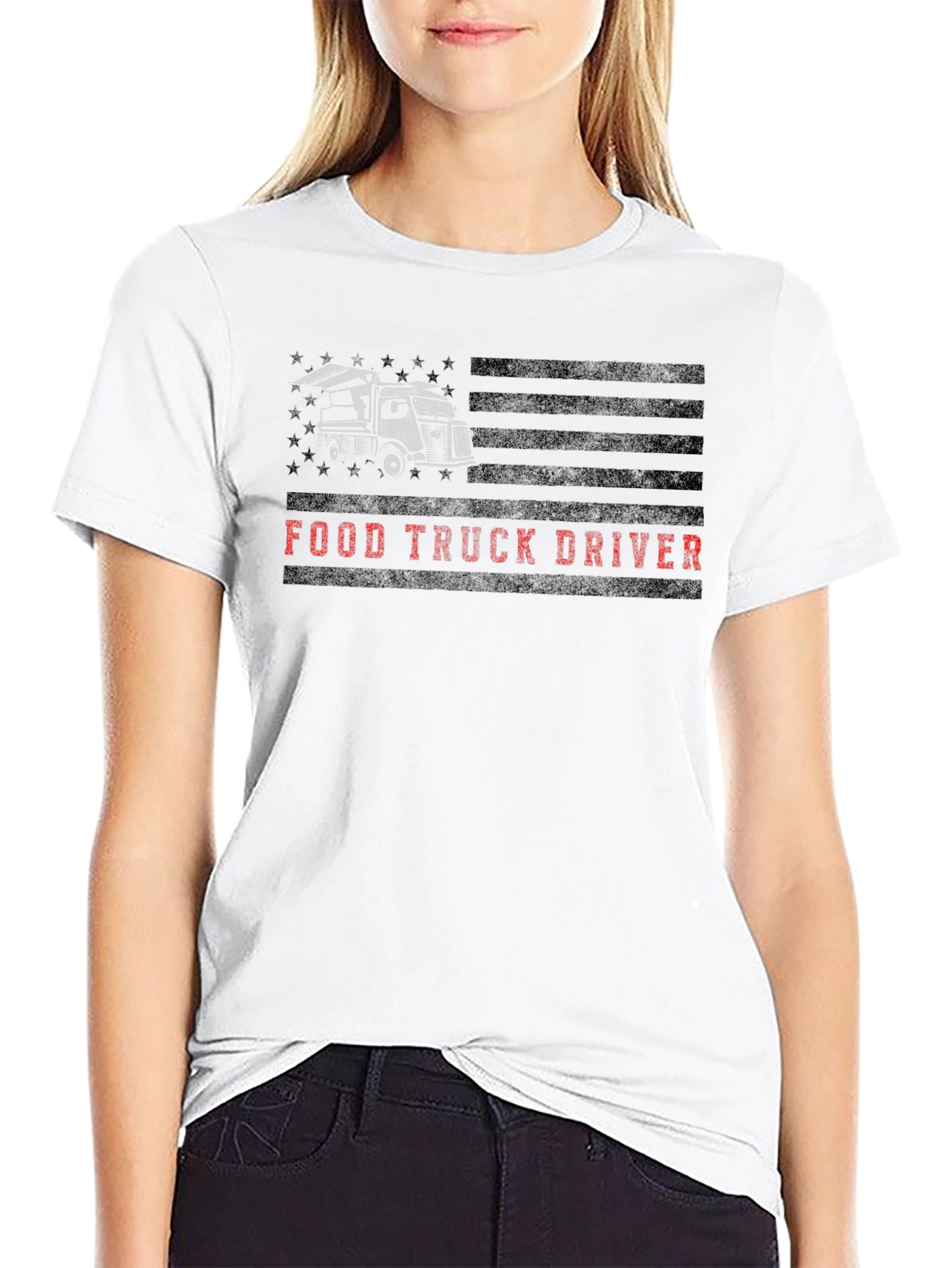 Food Truck Driver T-Shirt - Black