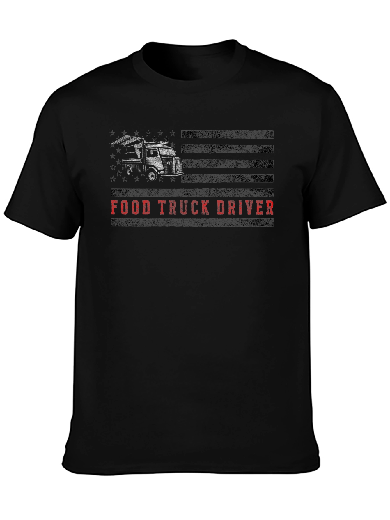 Food Truck Driver T-Shirt - Black