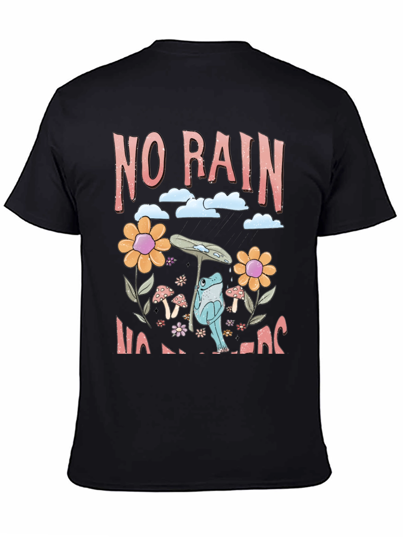 No Rain No Lilies Frog Graphic Tee