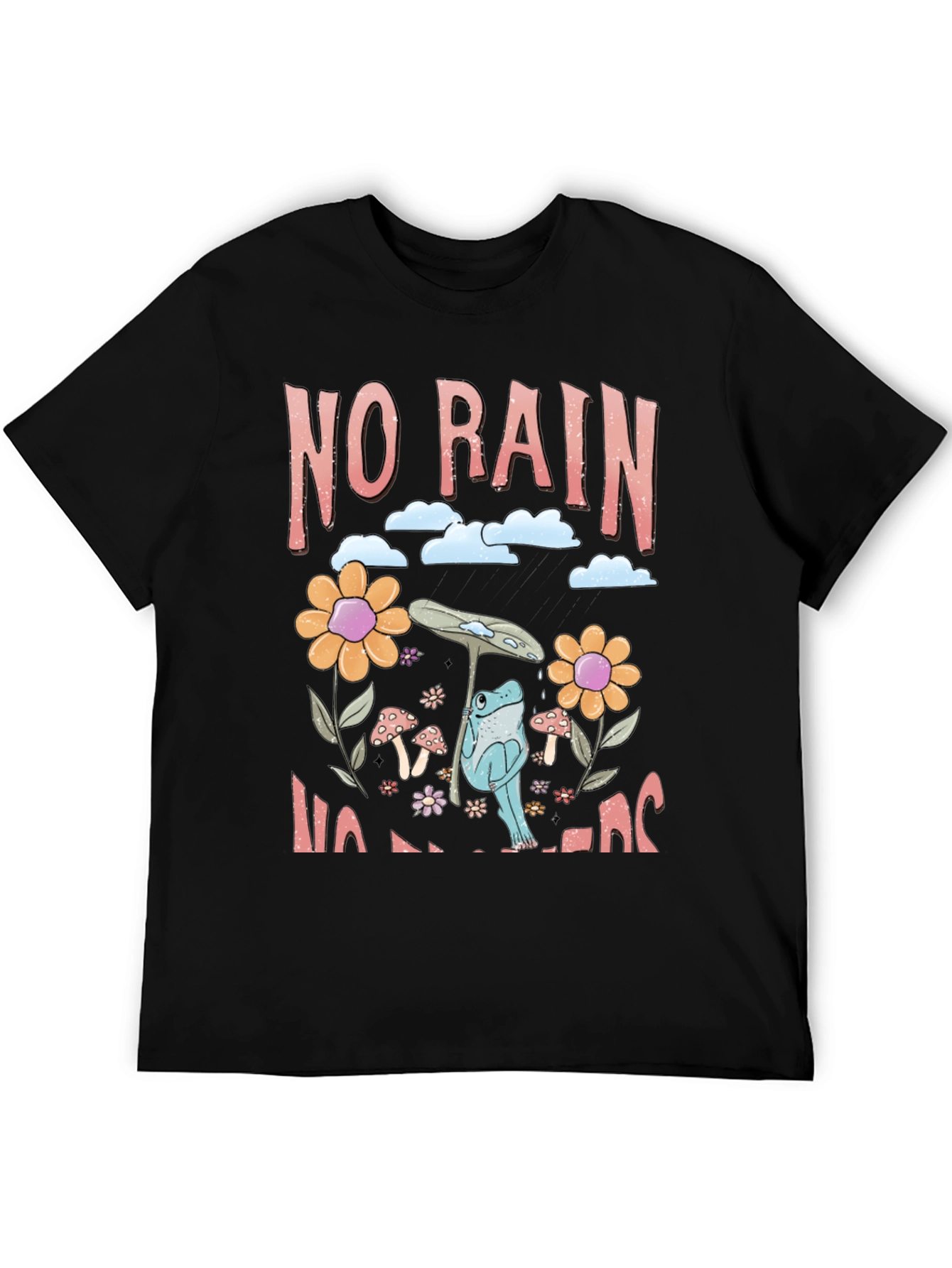 No Rain No Lilies Frog Graphic Tee