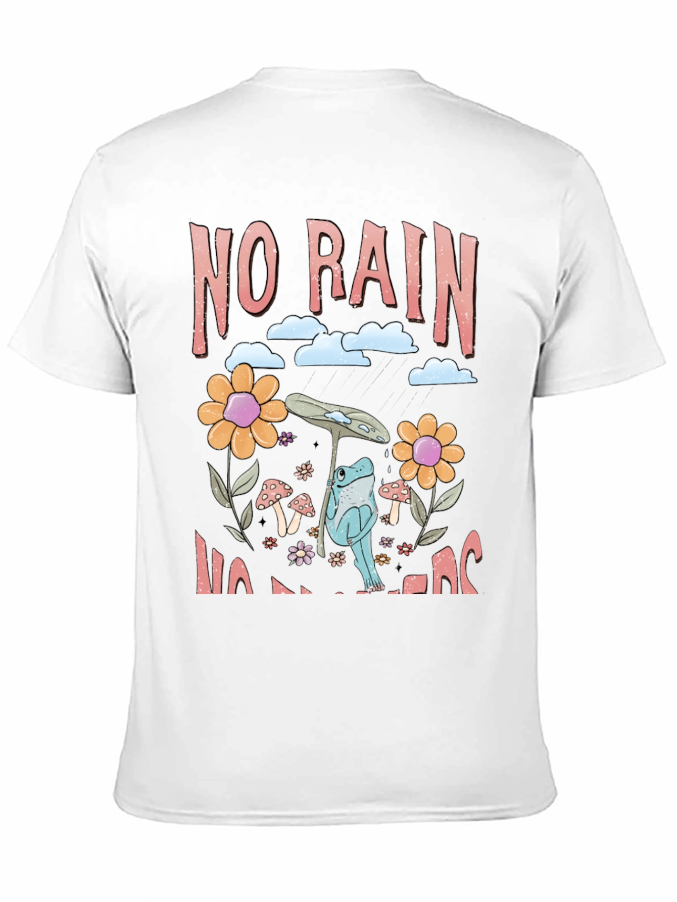 No Rain No Lilies Frog Graphic Tee