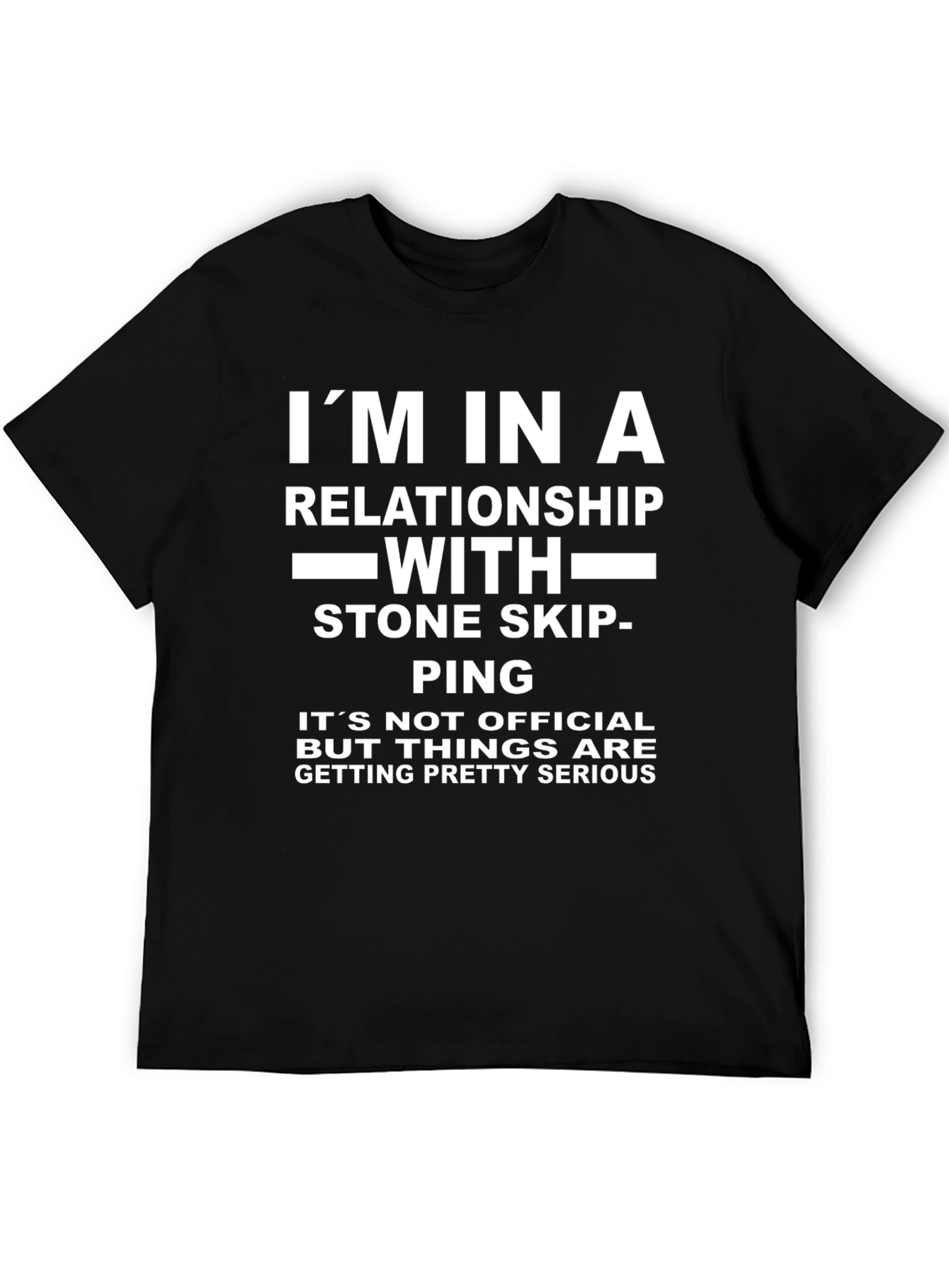 Funny Stone Skipping Relationship T-Shirt