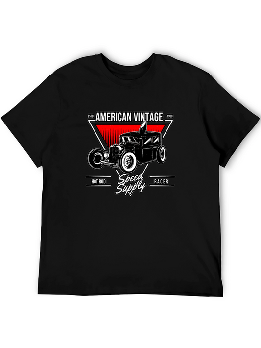 American Vintage Hot Rod Speed Supply T-Shirt