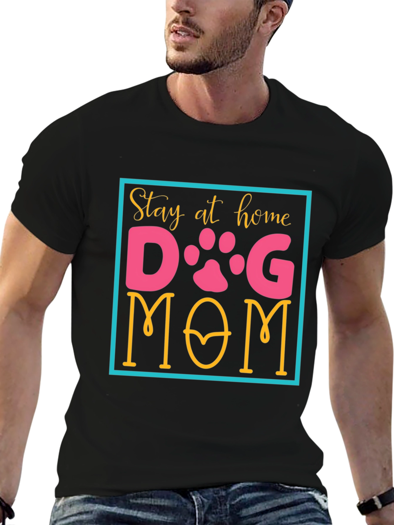 Stay at Home Dog Mom T-Shirt
