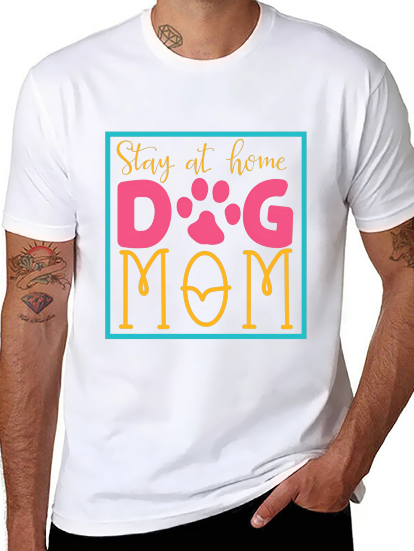 Stay at Home Dog Mom T-Shirt