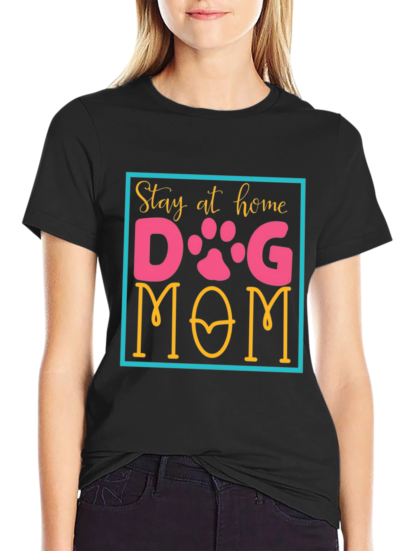 Stay at Home Dog Mom T-Shirt