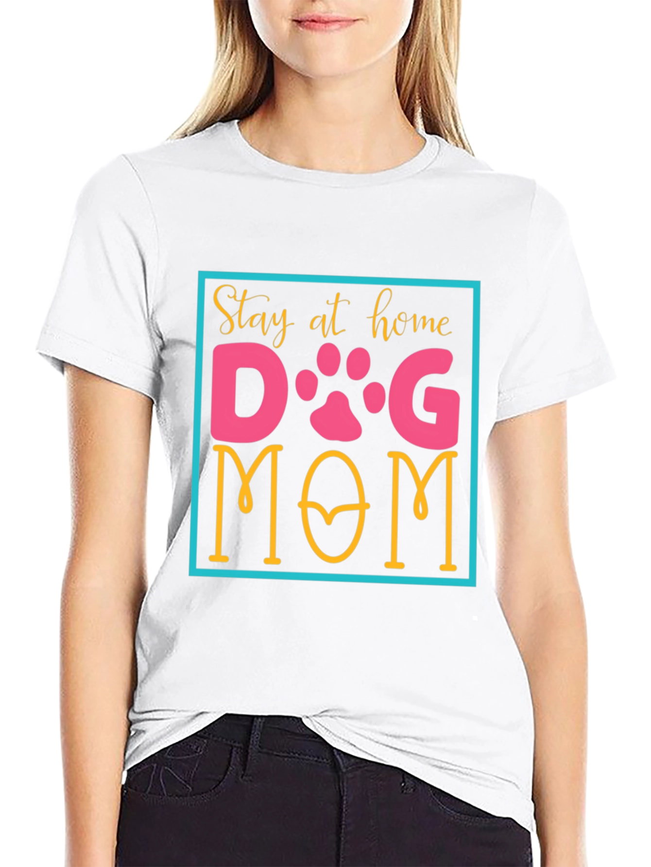 Stay at Home Dog Mom T-Shirt