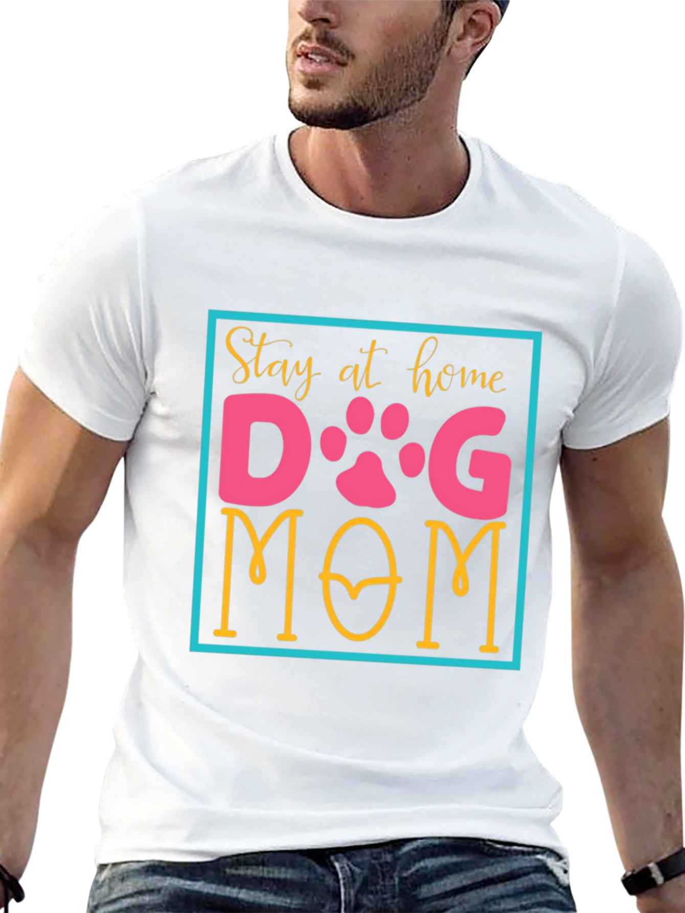 Stay at Home Dog Mom T-Shirt