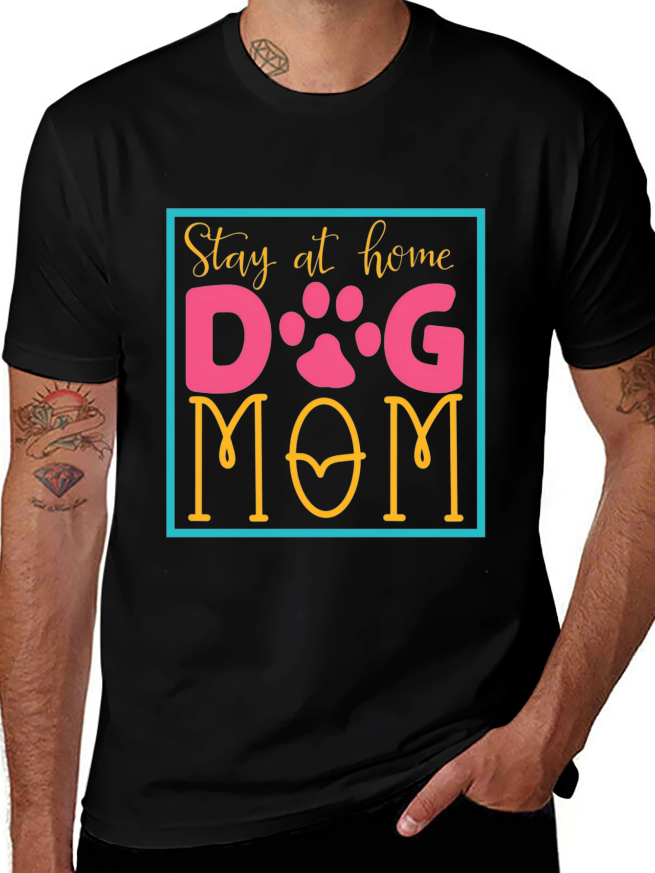 Stay at Home Dog Mom T-Shirt