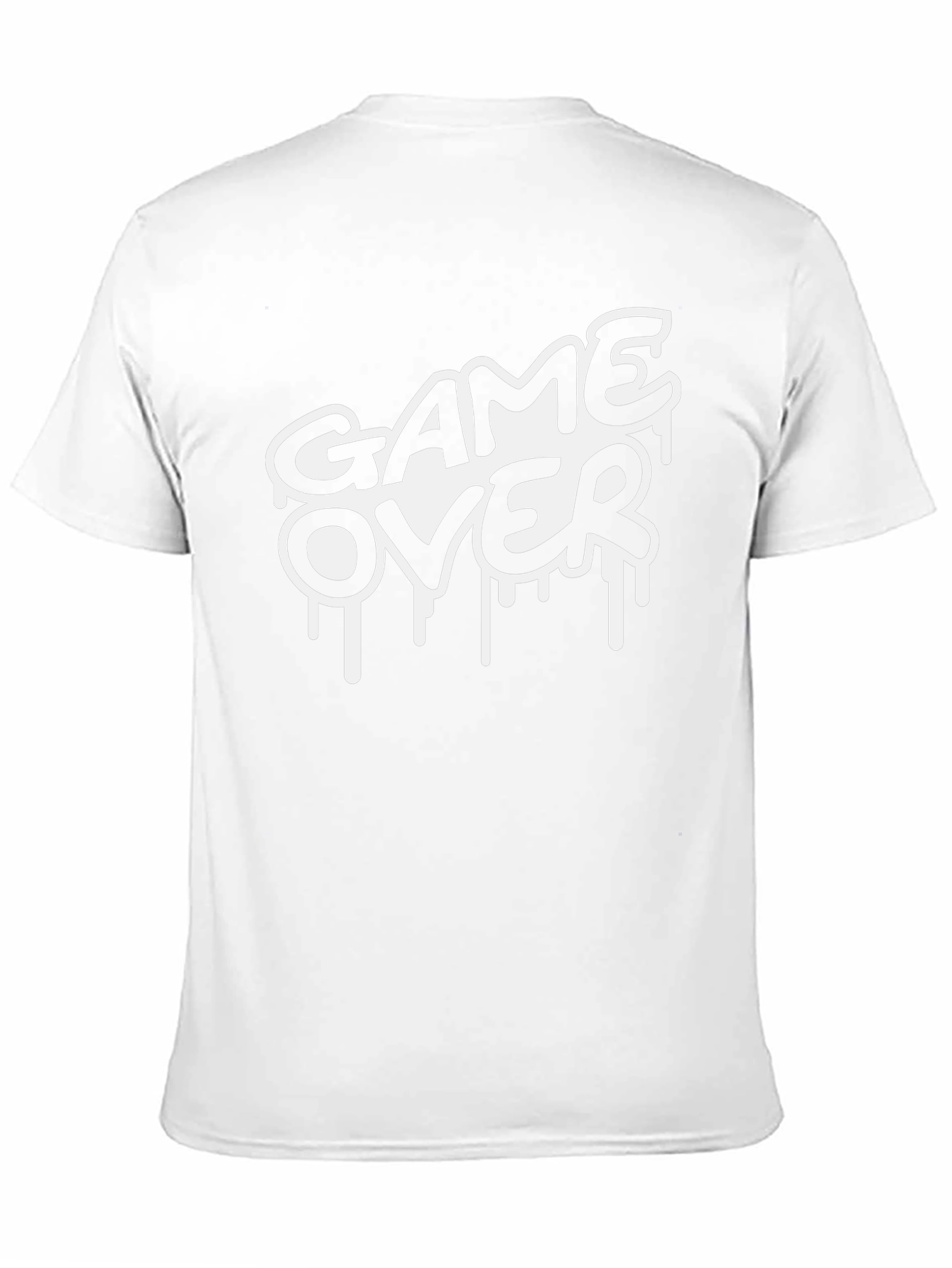 Game Over Graphic T-Shirt - Black Cotton Tee