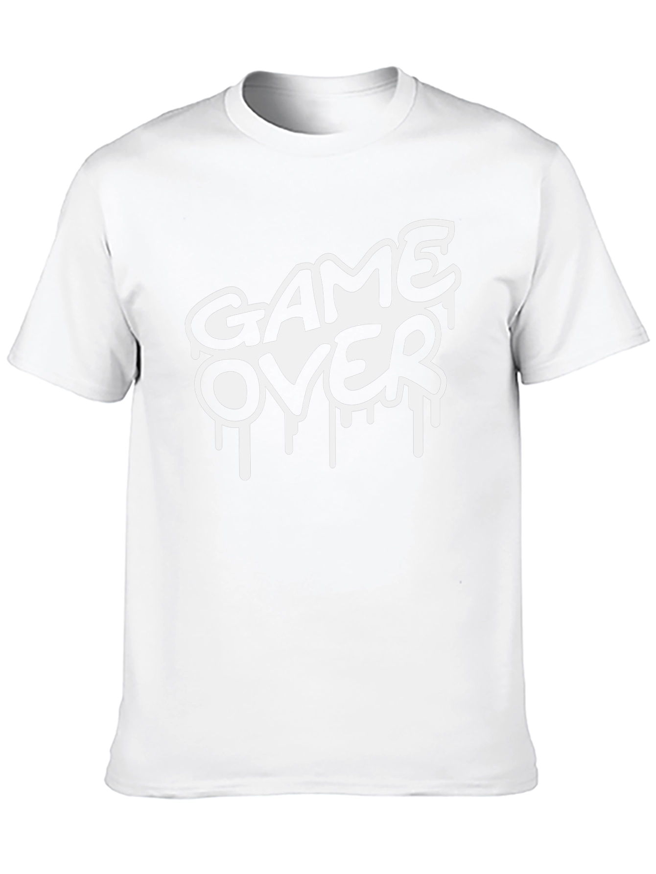Game Over Graphic T-Shirt - Black Cotton Tee