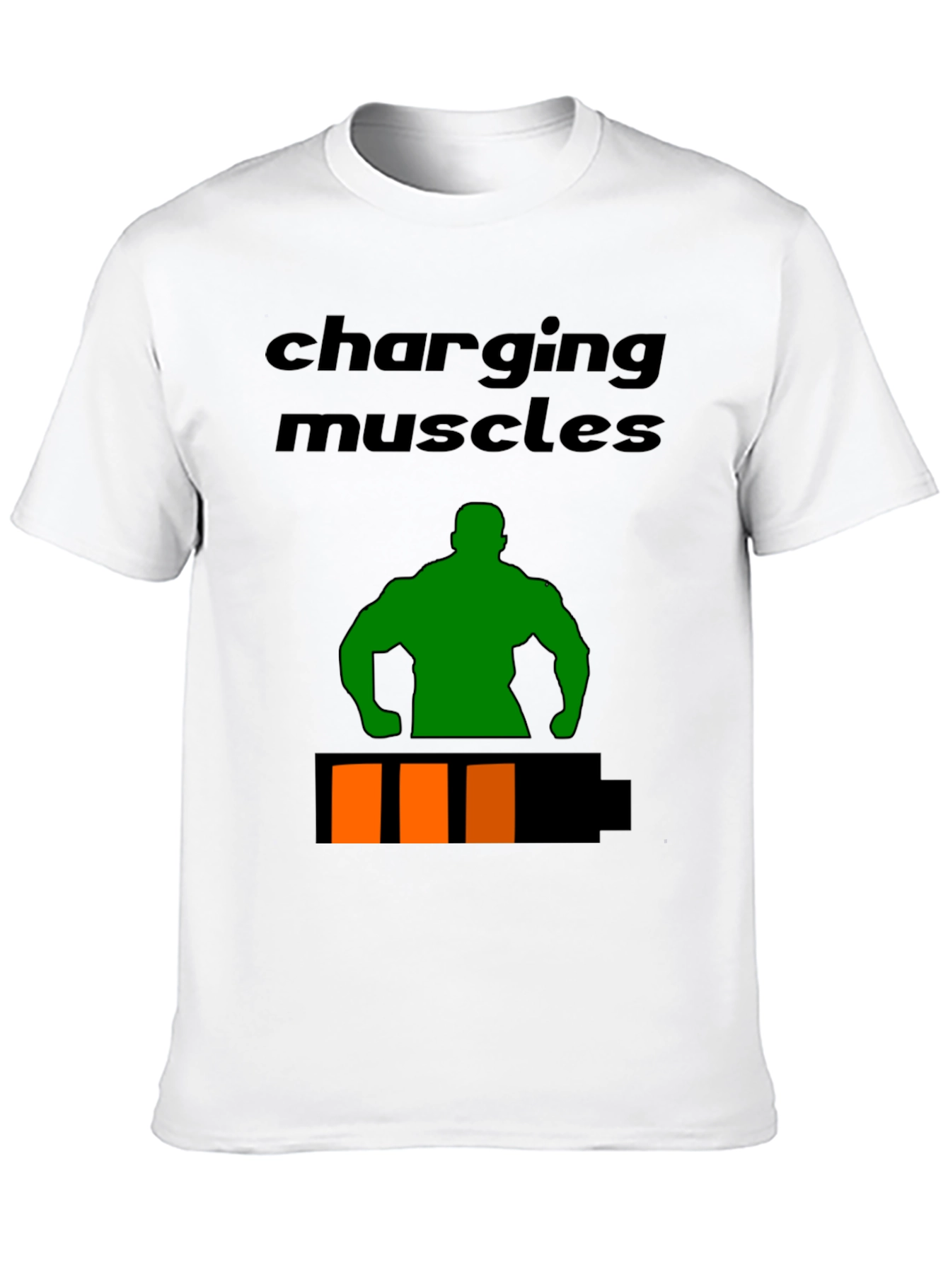 Charging Muscles Graphic T-Shirt - Fitness Apparel
