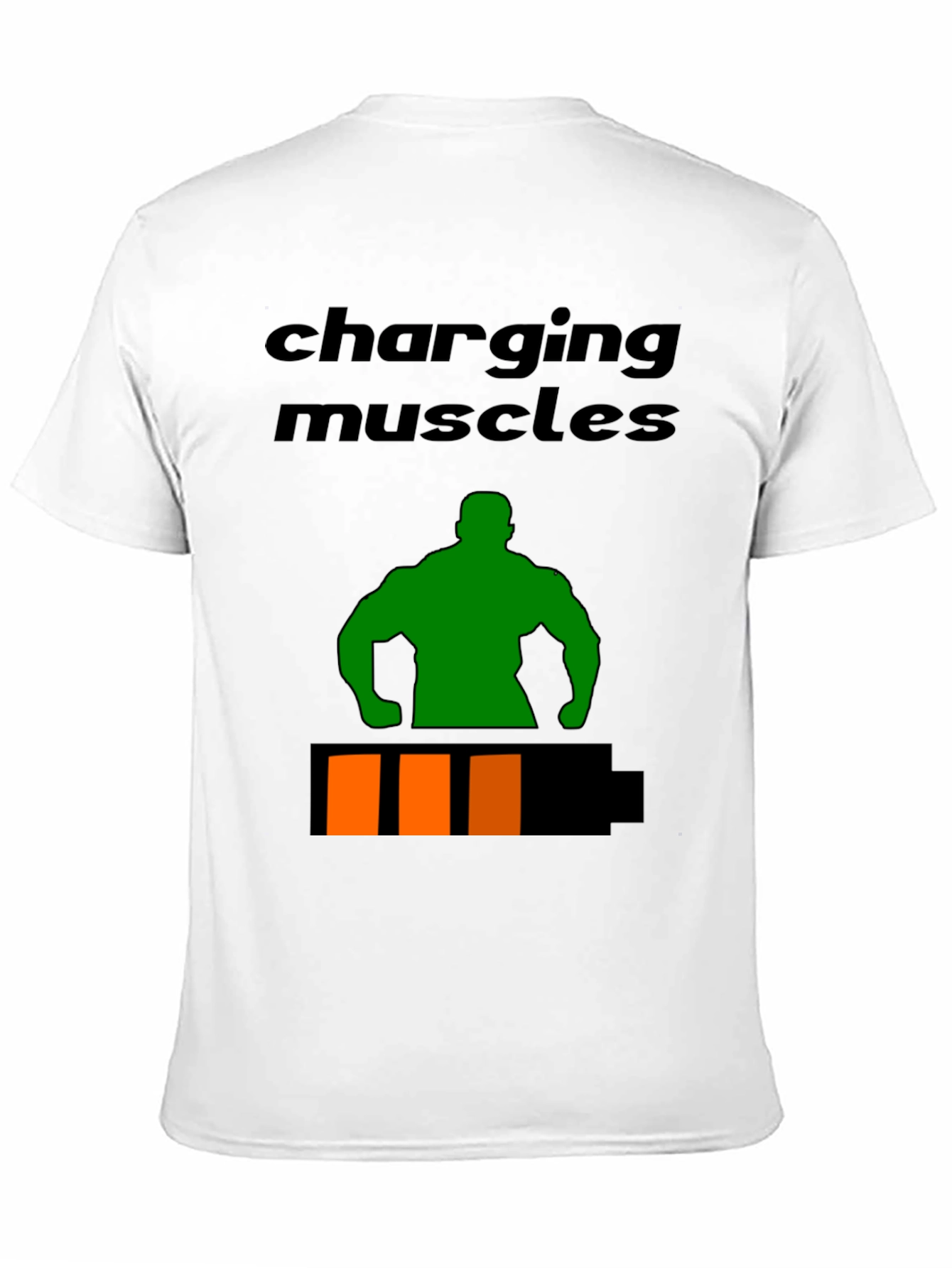 Charging Muscles Graphic T-Shirt - Fitness Apparel