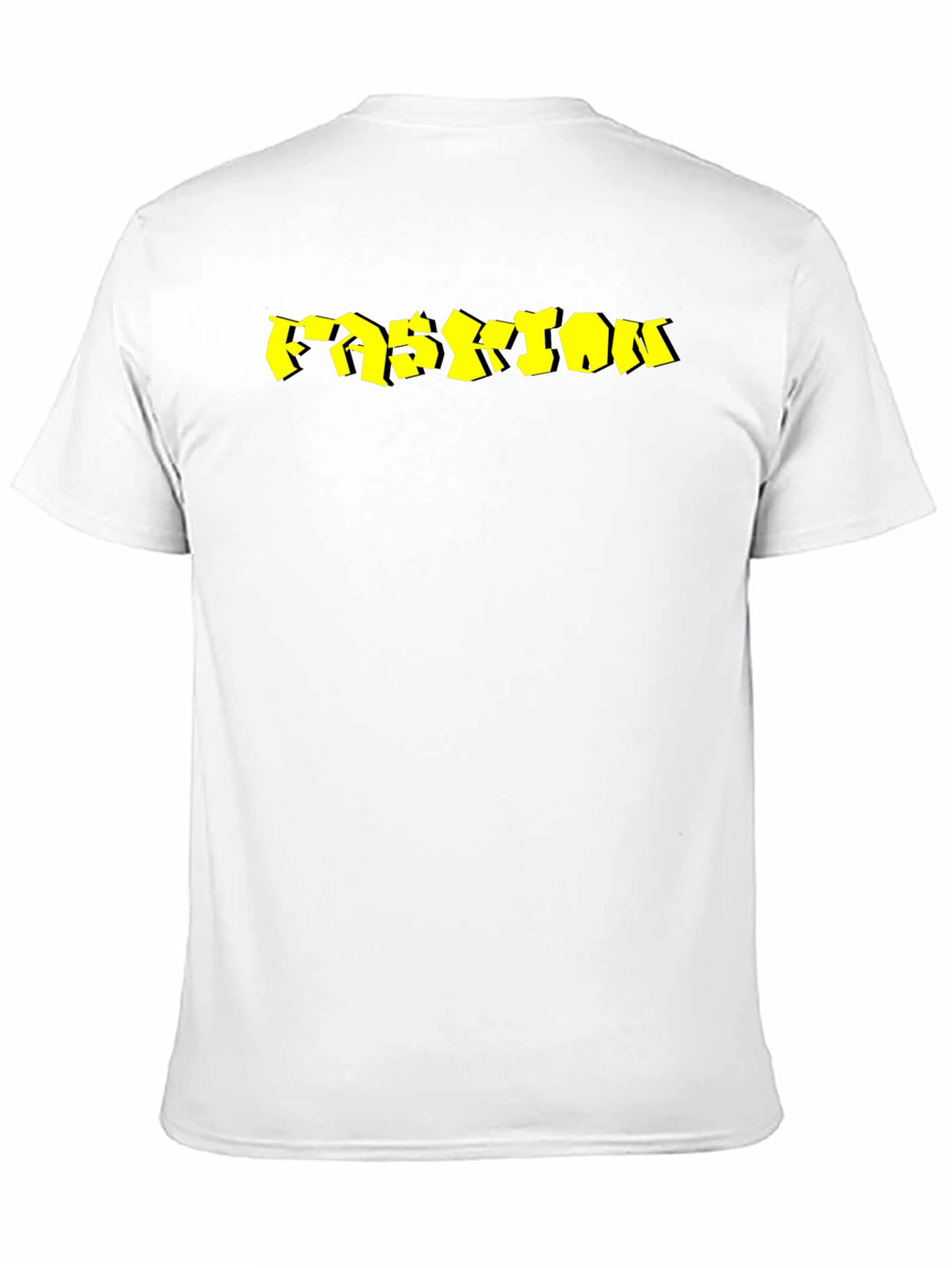 Mens Black Fashion Graphic Tee