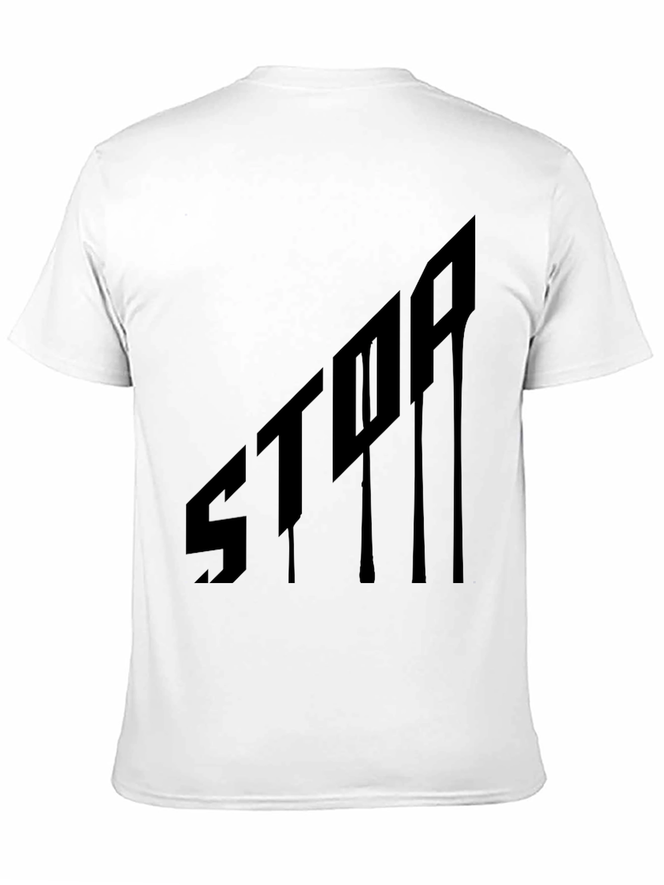 Edgy Black Graphic Tee - Bold Statement Shirt