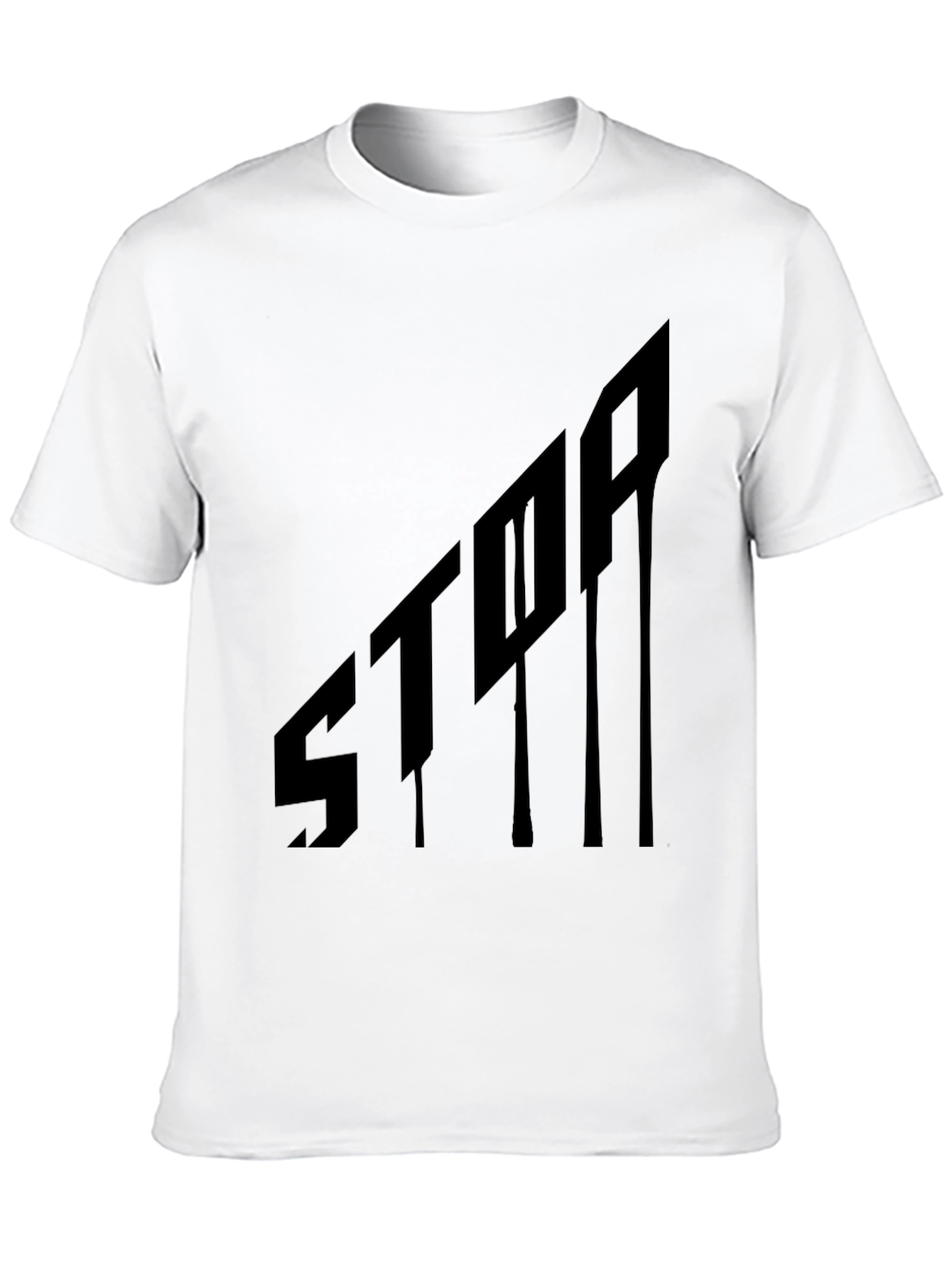 Edgy Black Graphic Tee - Bold Statement Shirt
