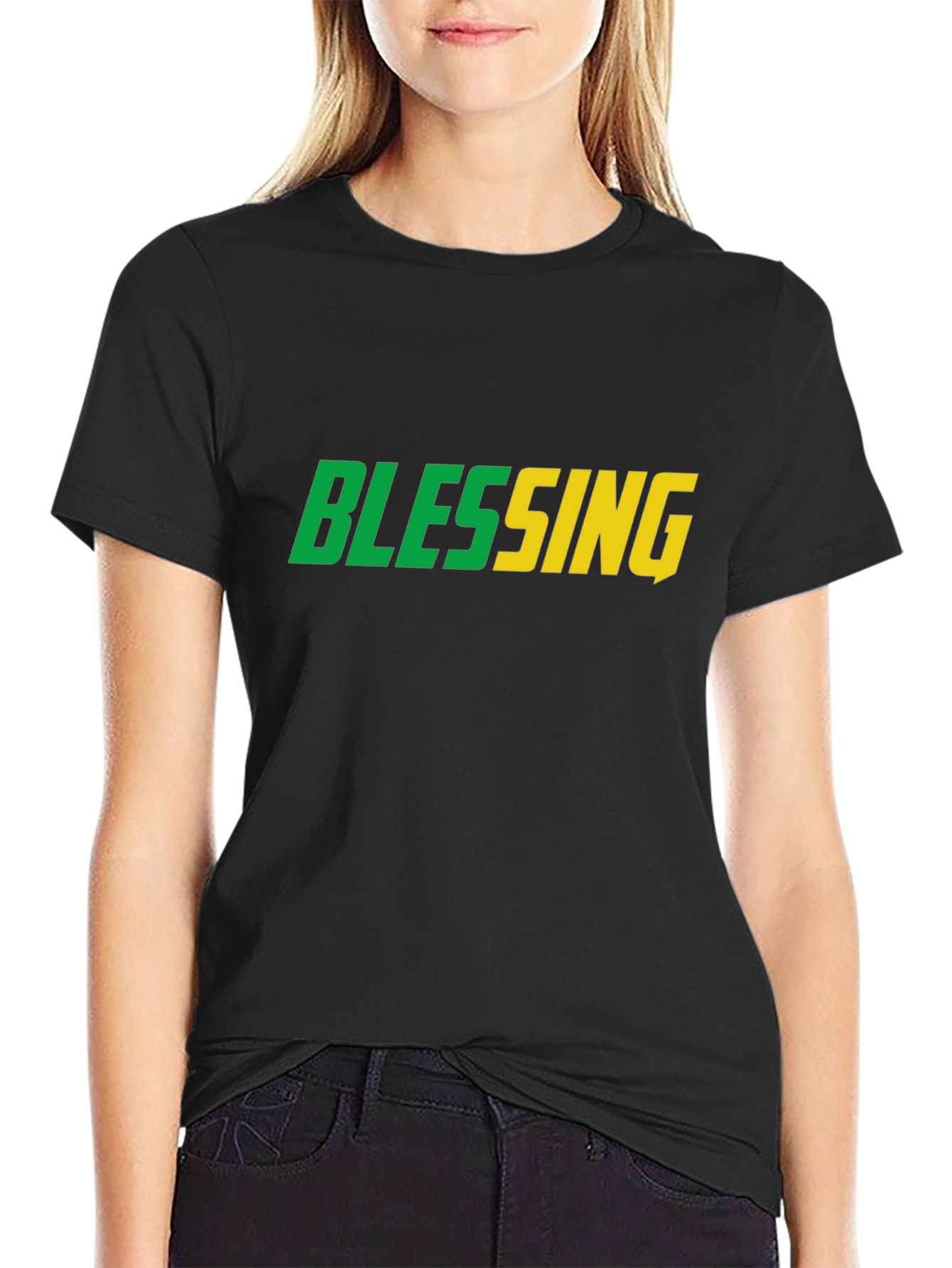 Blessing Graphic Tee - Mens Black T-Shirt
