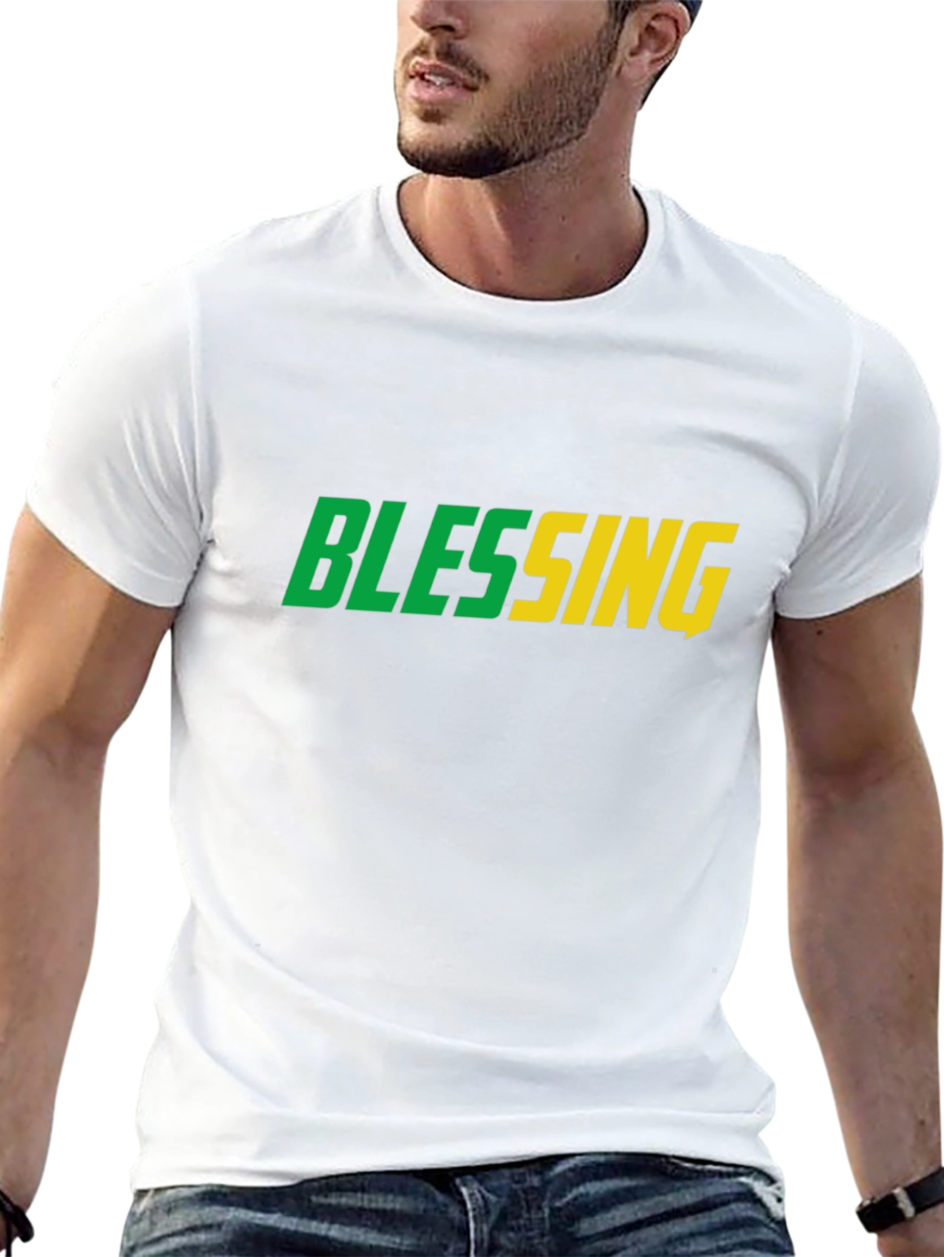 Blessing Graphic Tee - Mens Black T-Shirt