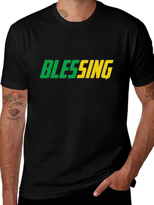 Blessing Graphic Tee - Mens Black T-Shirt