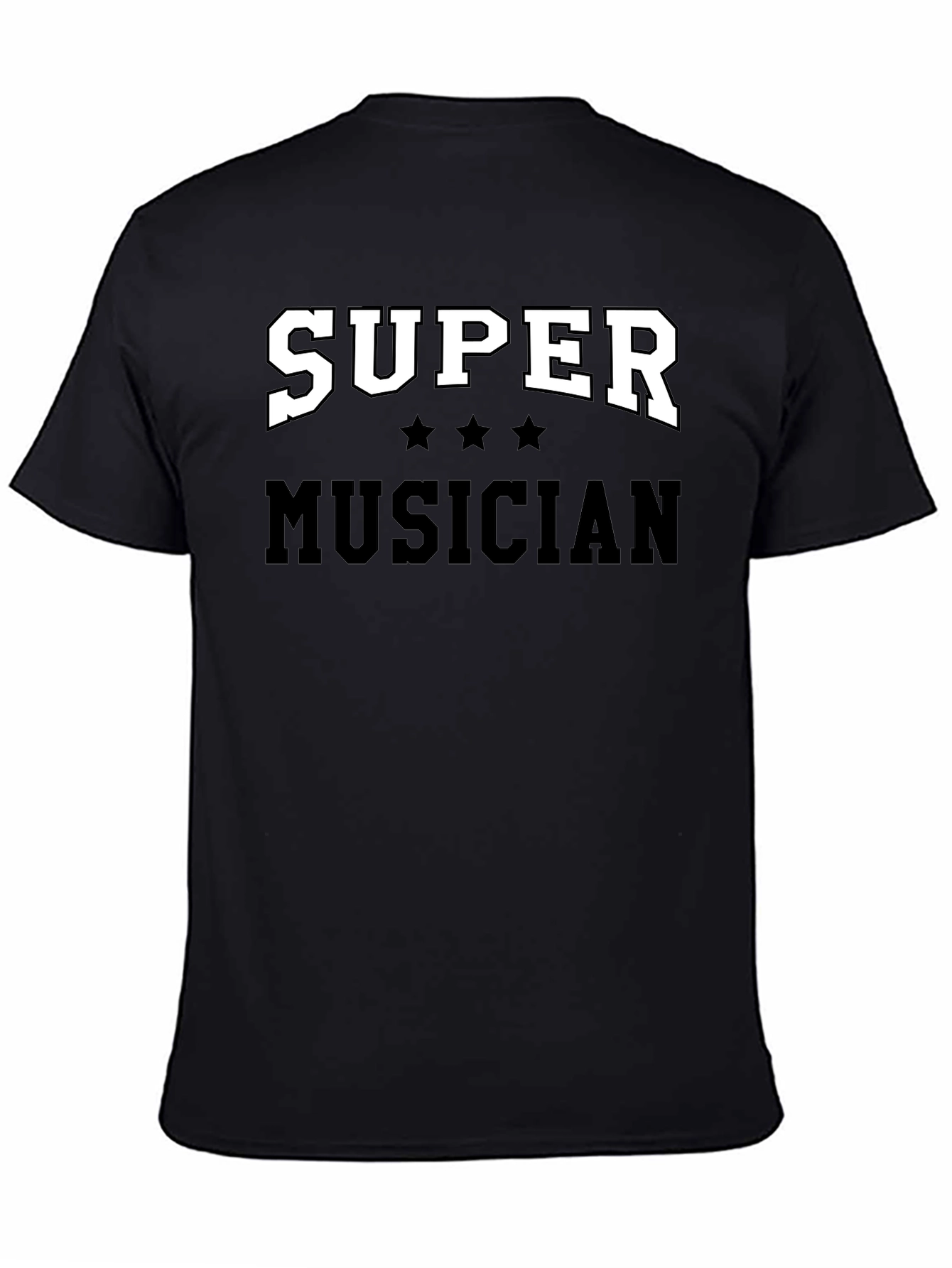 Super Musician Black T-Shirt