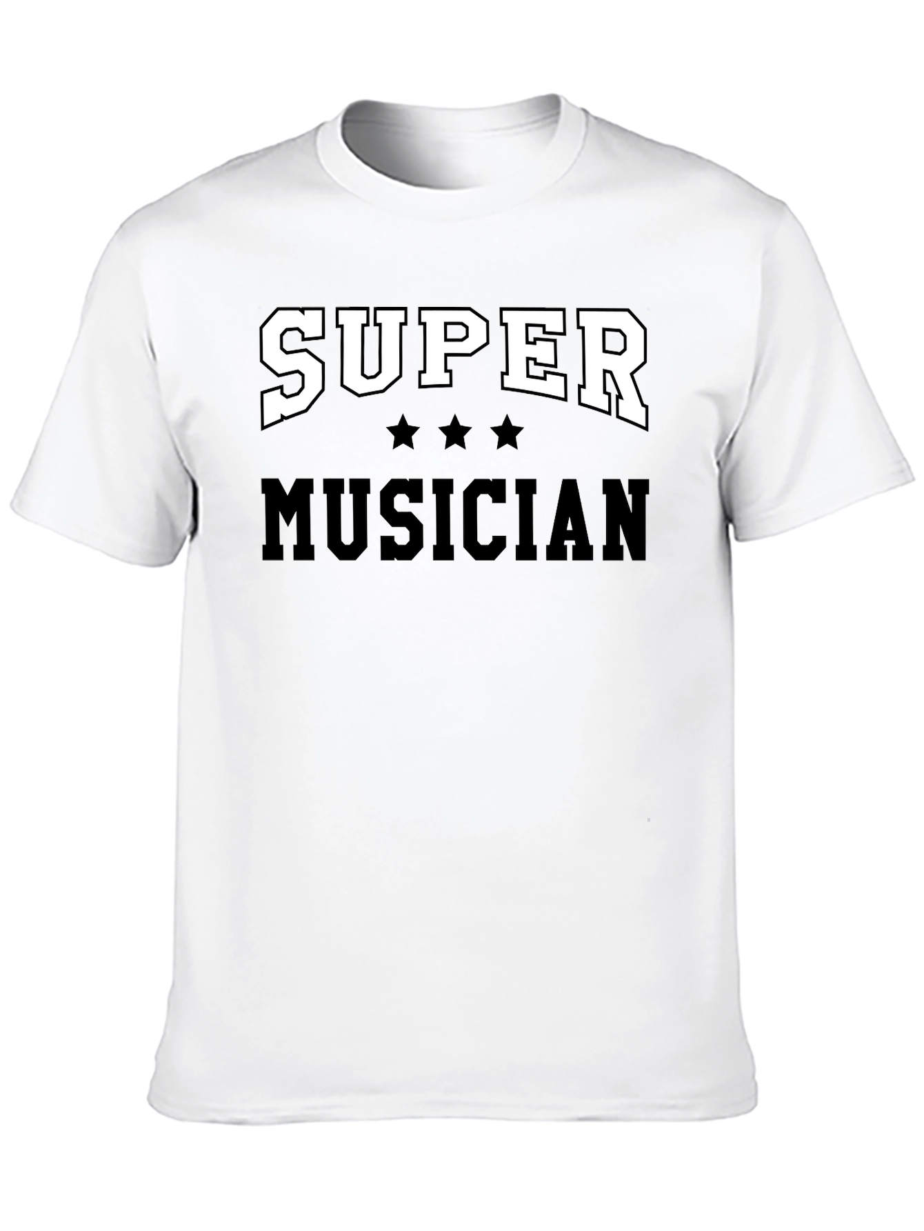 Super Musician Black T-Shirt