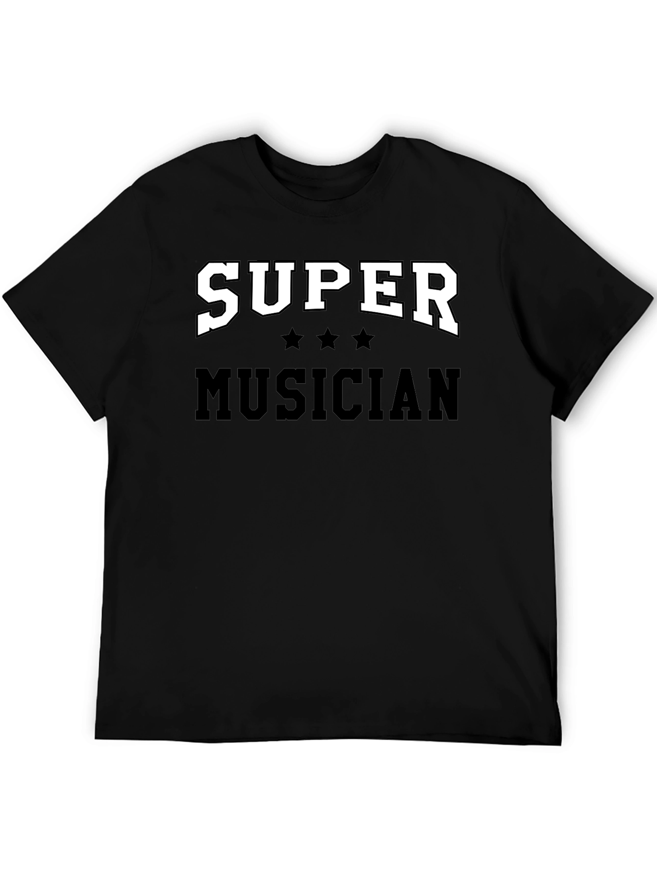 Super Musician Black T-Shirt