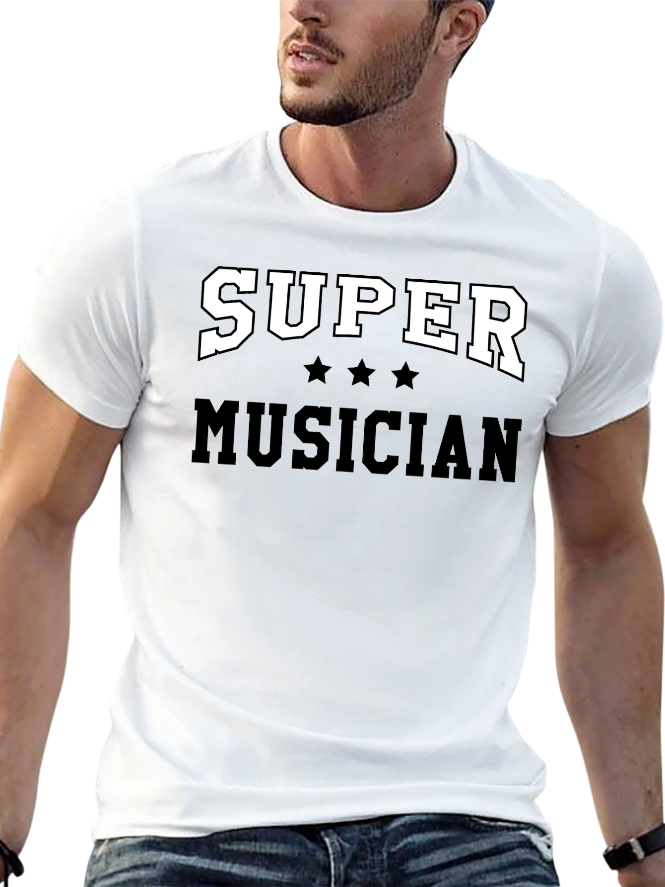 Super Musician Black T-Shirt