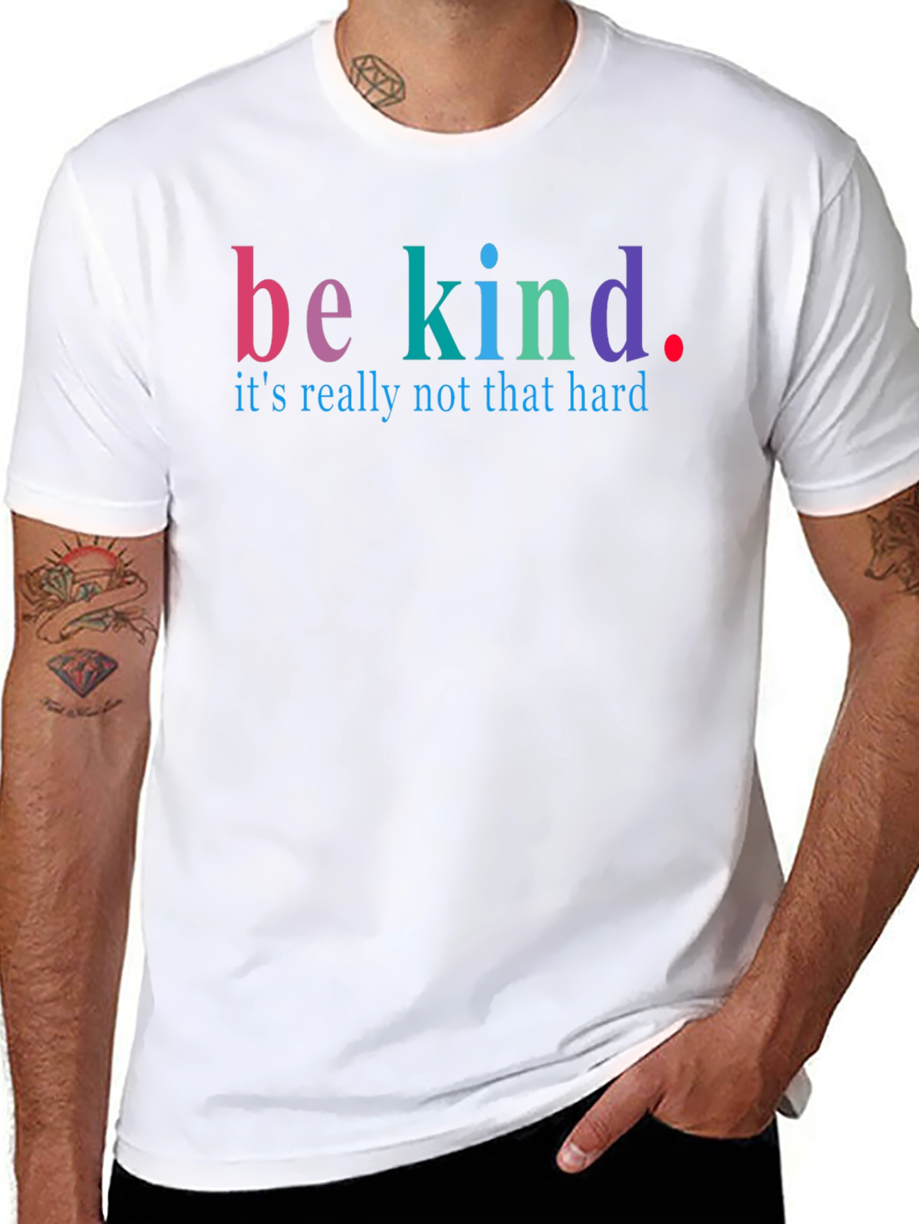 Be Kind Graphic Tee - Soft Cotton Comfort