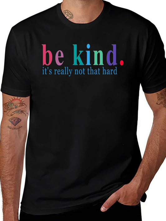 Be Kind Graphic Tee - Soft Cotton Comfort