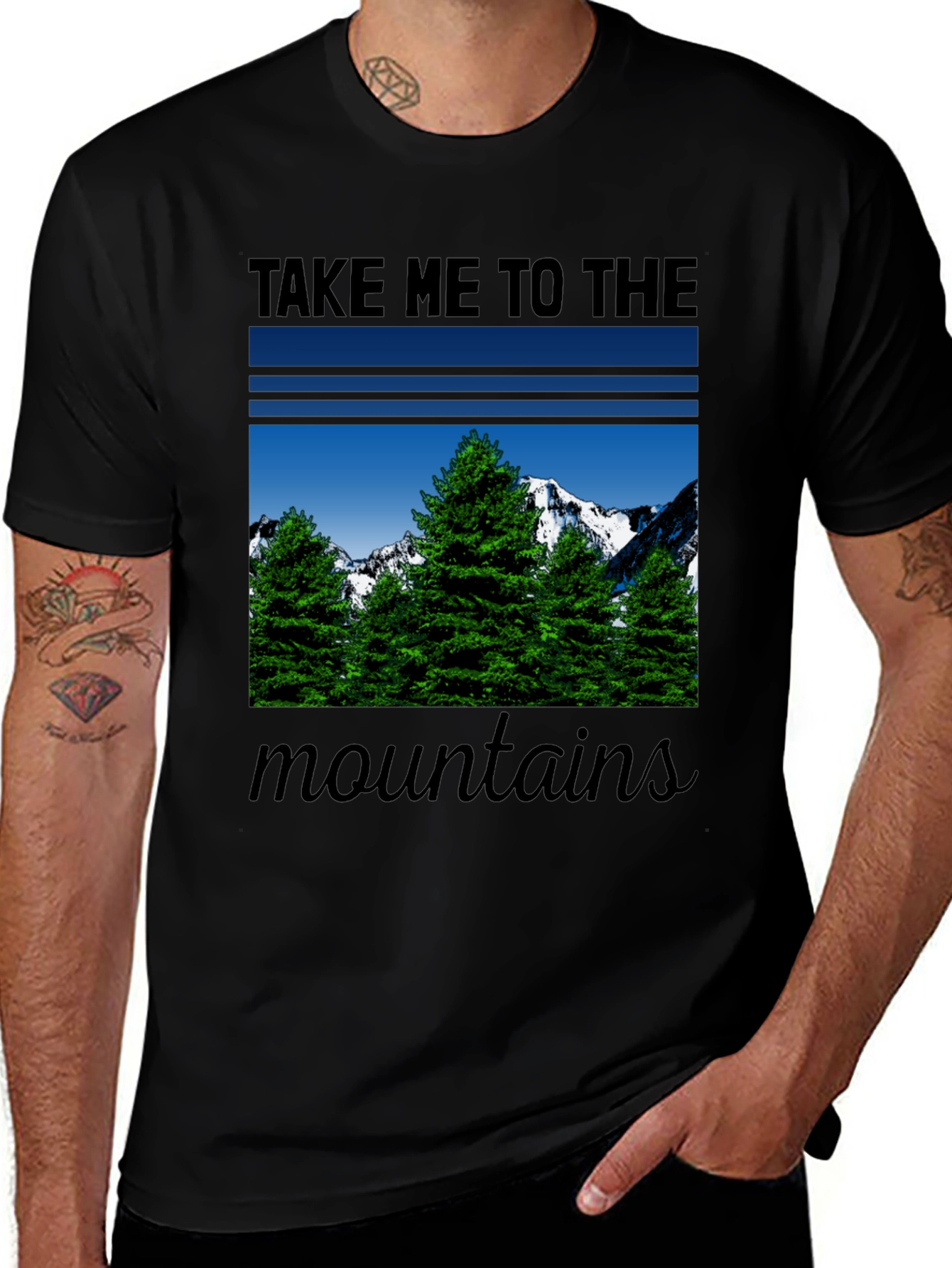 Take Me To The Mountains Graphic T-Shirt