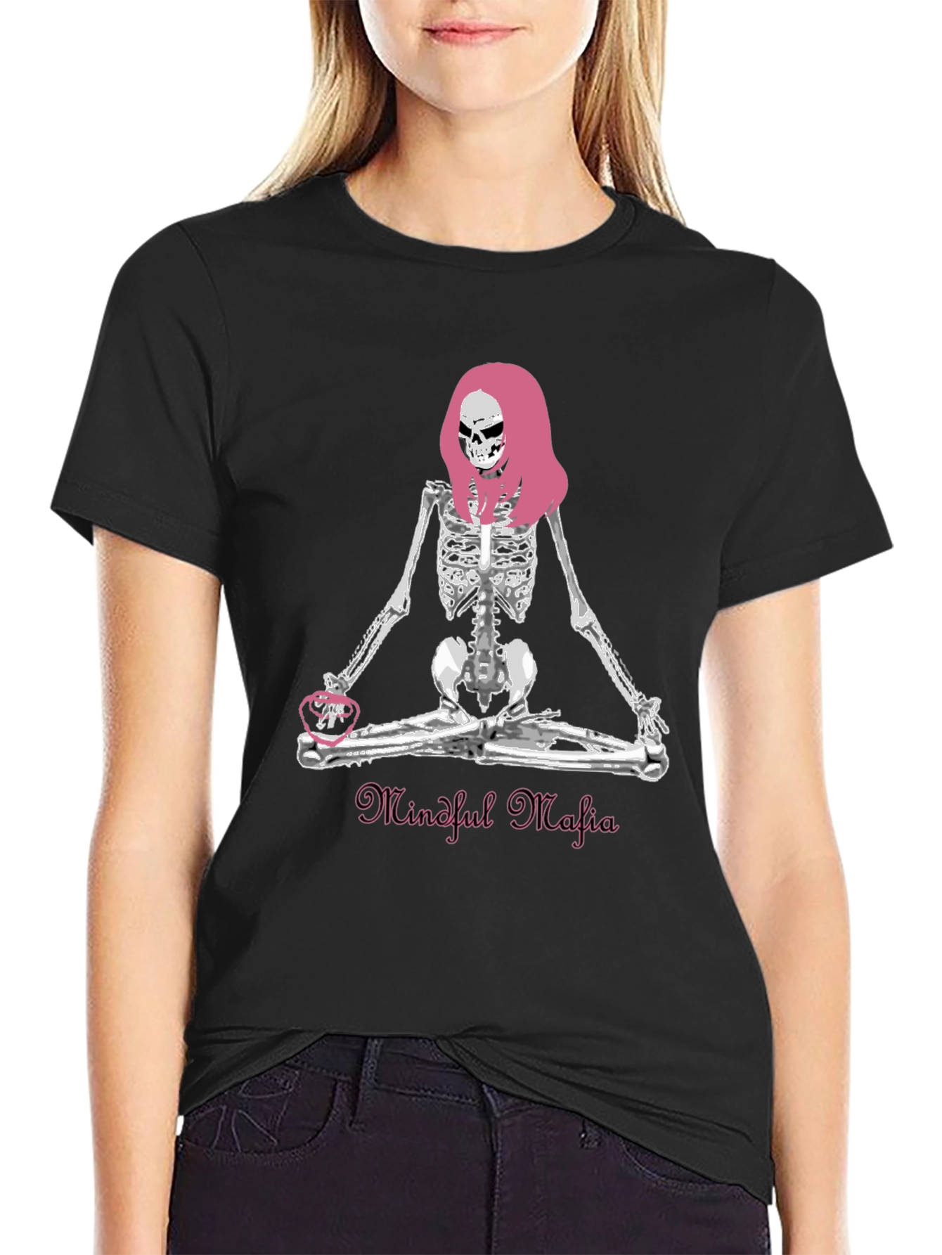 Mindful Mafia Skeleton T-Shirt