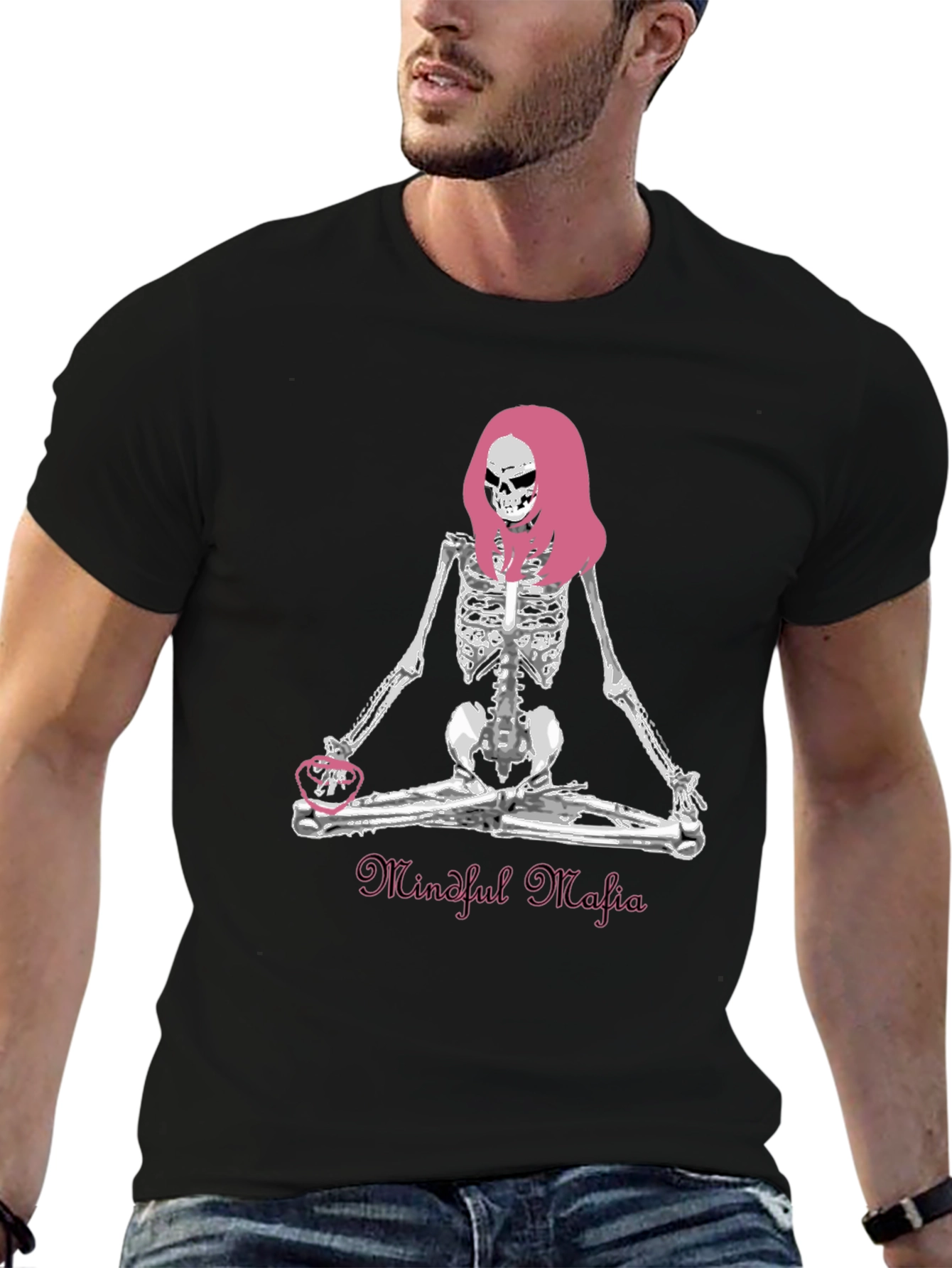 Mindful Mafia Skeleton T-Shirt