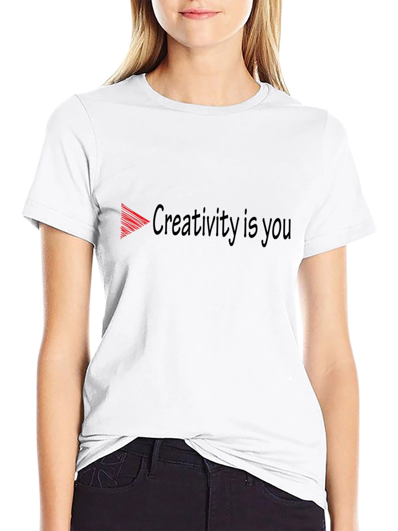 Creativity is You Black Graphic Tee