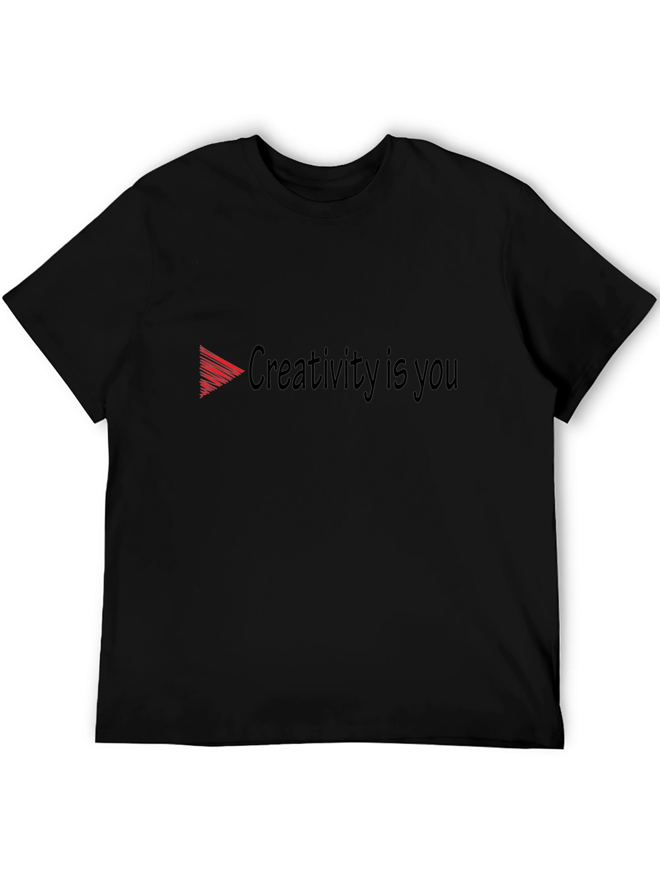 Creativity is You Black Graphic Tee